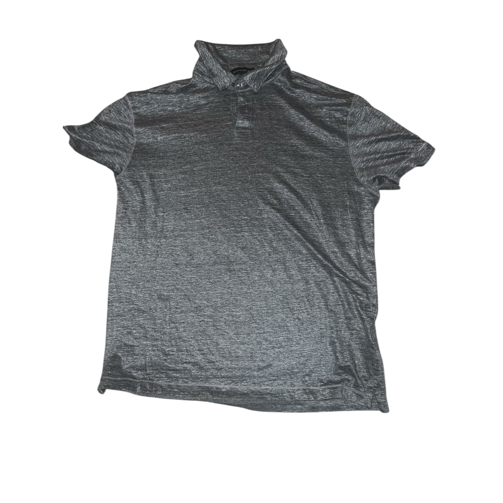 Banana Republic Polo Shirt Mens Size l Preppy Collar Short Sleeves Normcore