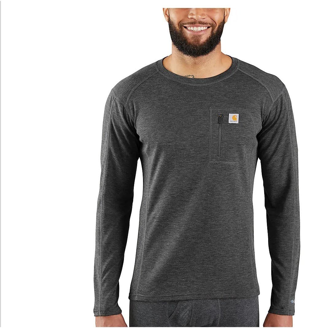 MEN'S BASE LAYER QUARTER-ZIP THERMAL CARHARTT FORCE casual comfy