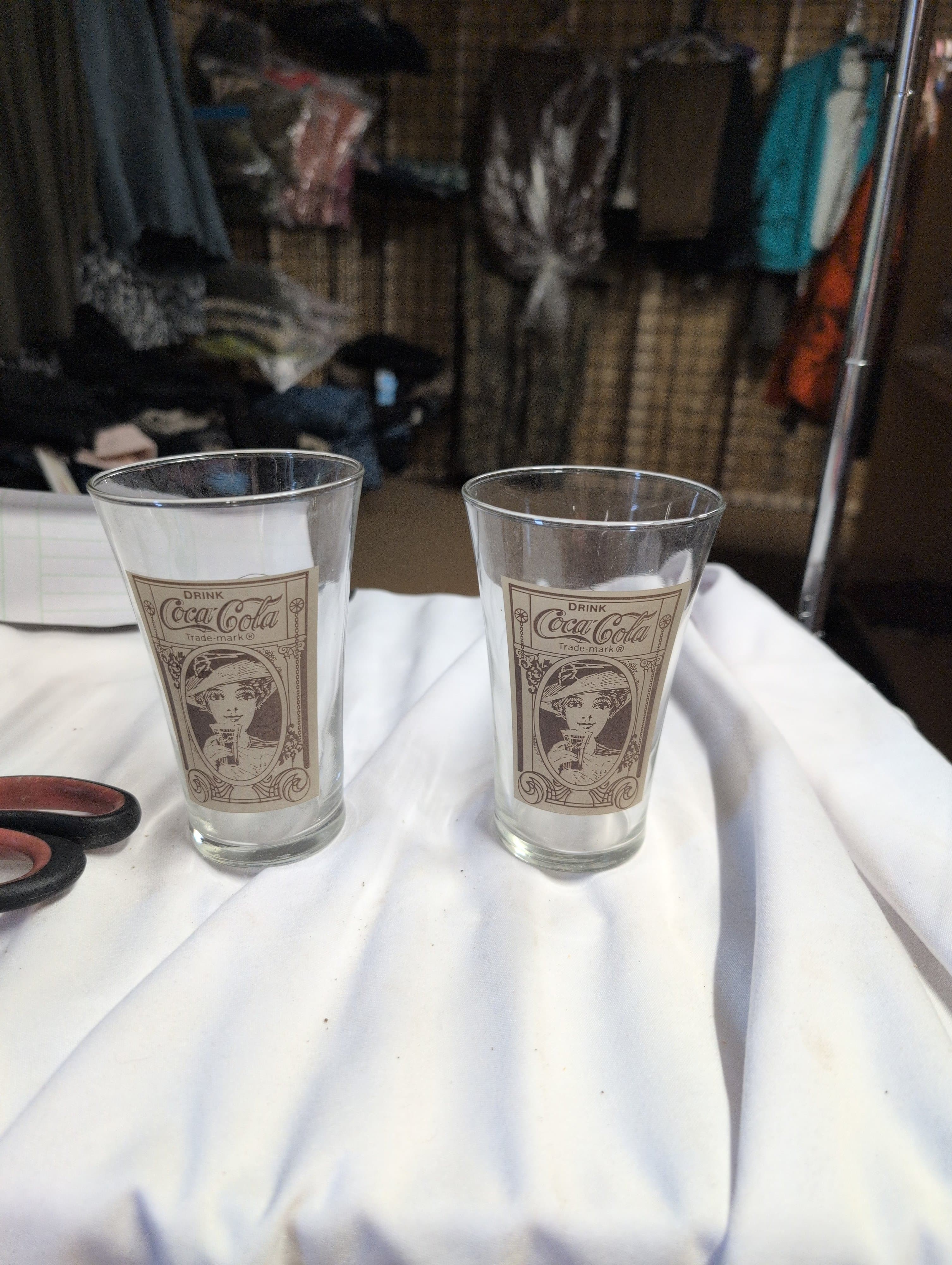 Vintage Coca-Cola Glasses Set of 2