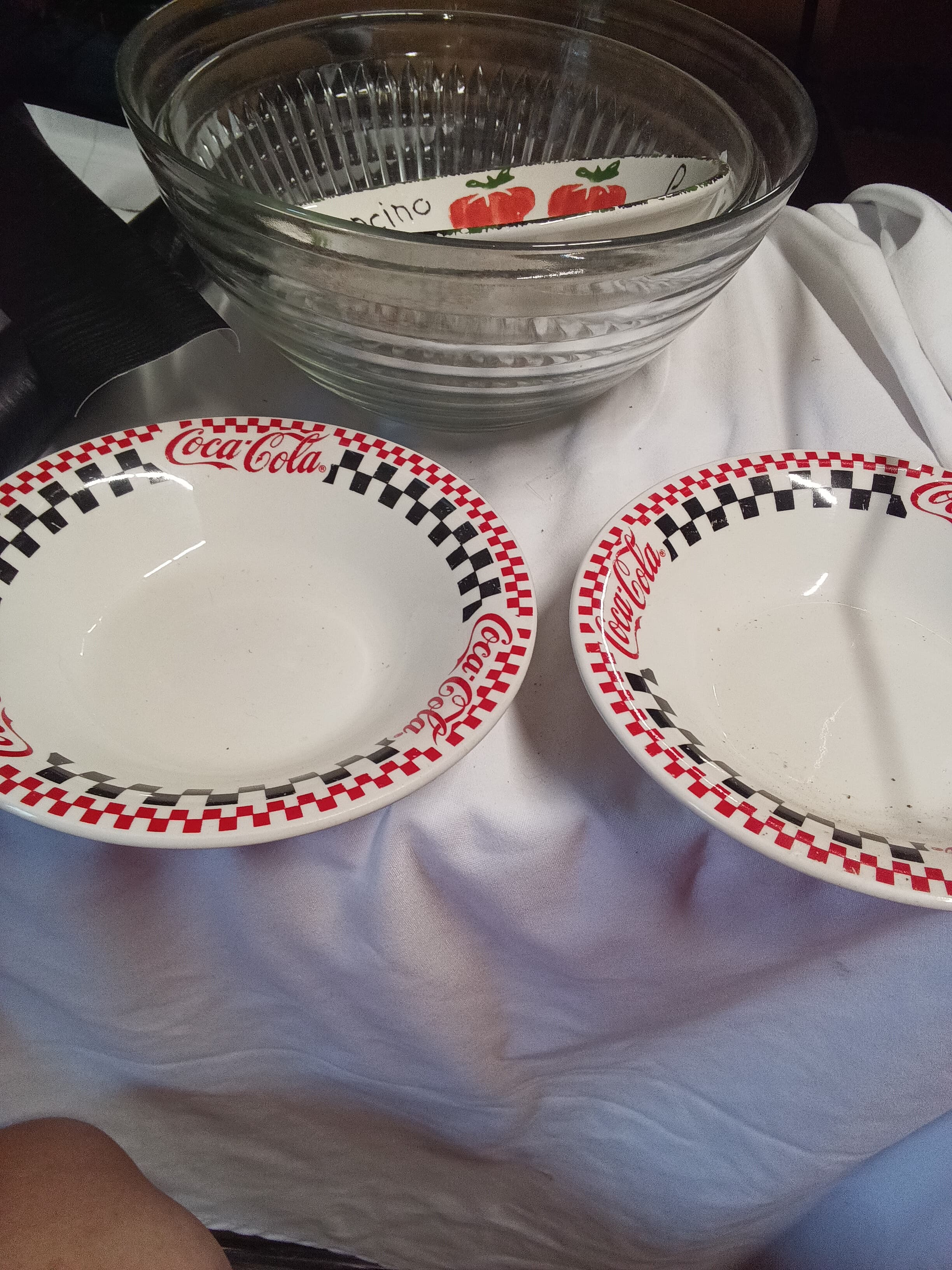 Set of 2Coca-Cola Ceramic Bowls