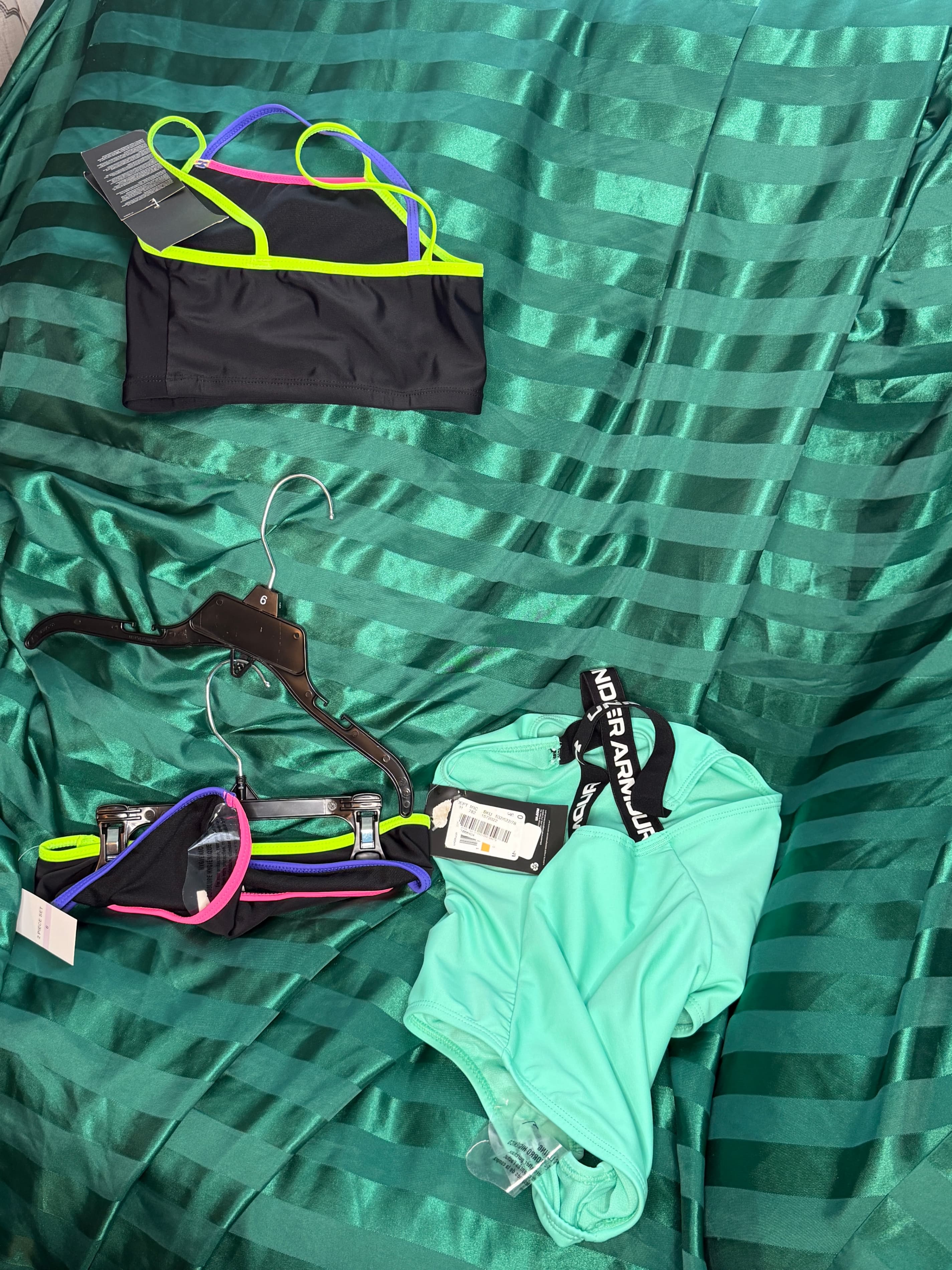 Under Armour Kids Size 6 Swimwear Bundle - Tankini & One-Piece
