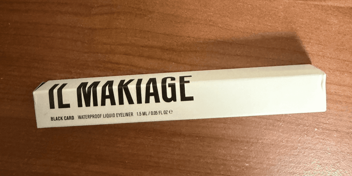 IL Makiage Black Card Waterproof Liquid Eyeliner 1.5ml-.05fl oz NIB
