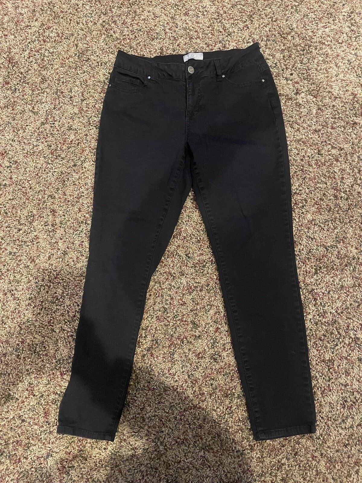 Falls Creek Women Black Casual Pants 12