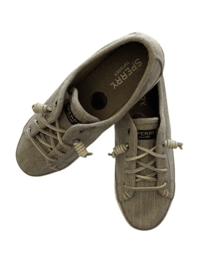 Sperry Women's Top-Sider Pier View Core Timberwolf Shoes Size 8.5