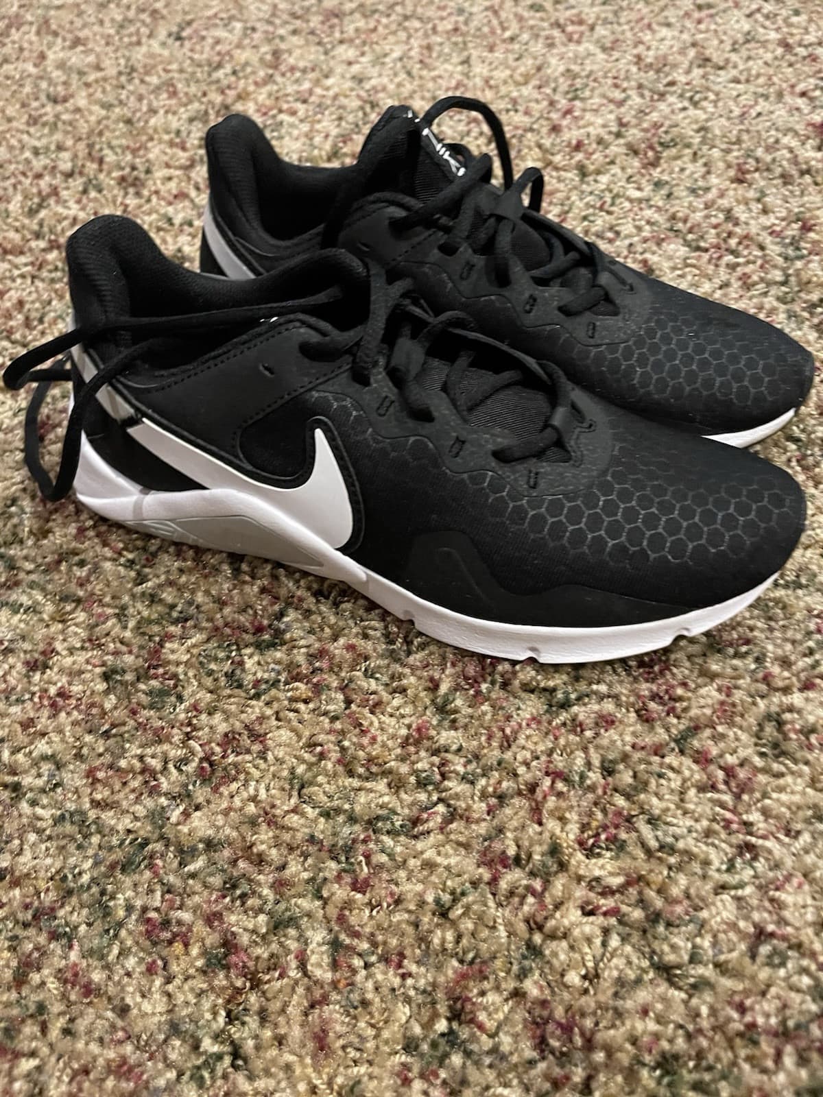 Size 9 Womens - Nike Legend Essential 2 Black White