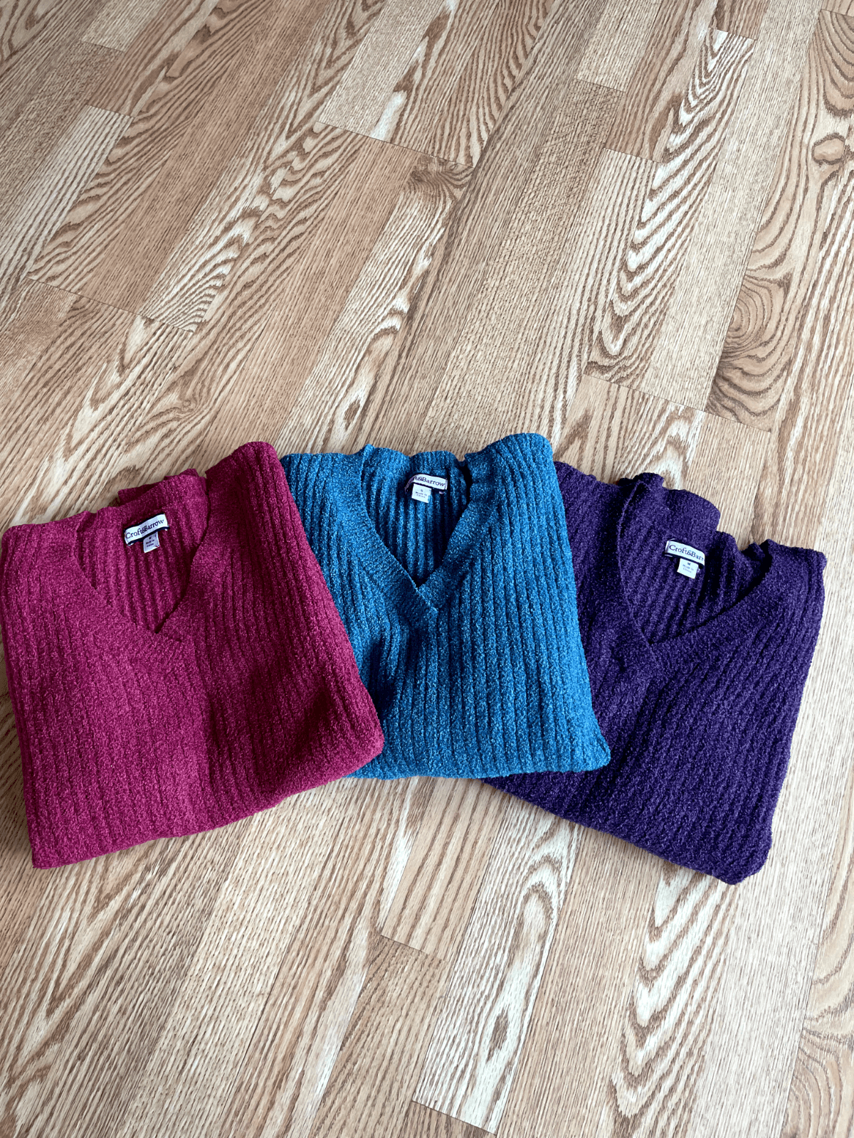 Croft & Barrow Vneck sweaters soft cozy - you choose
