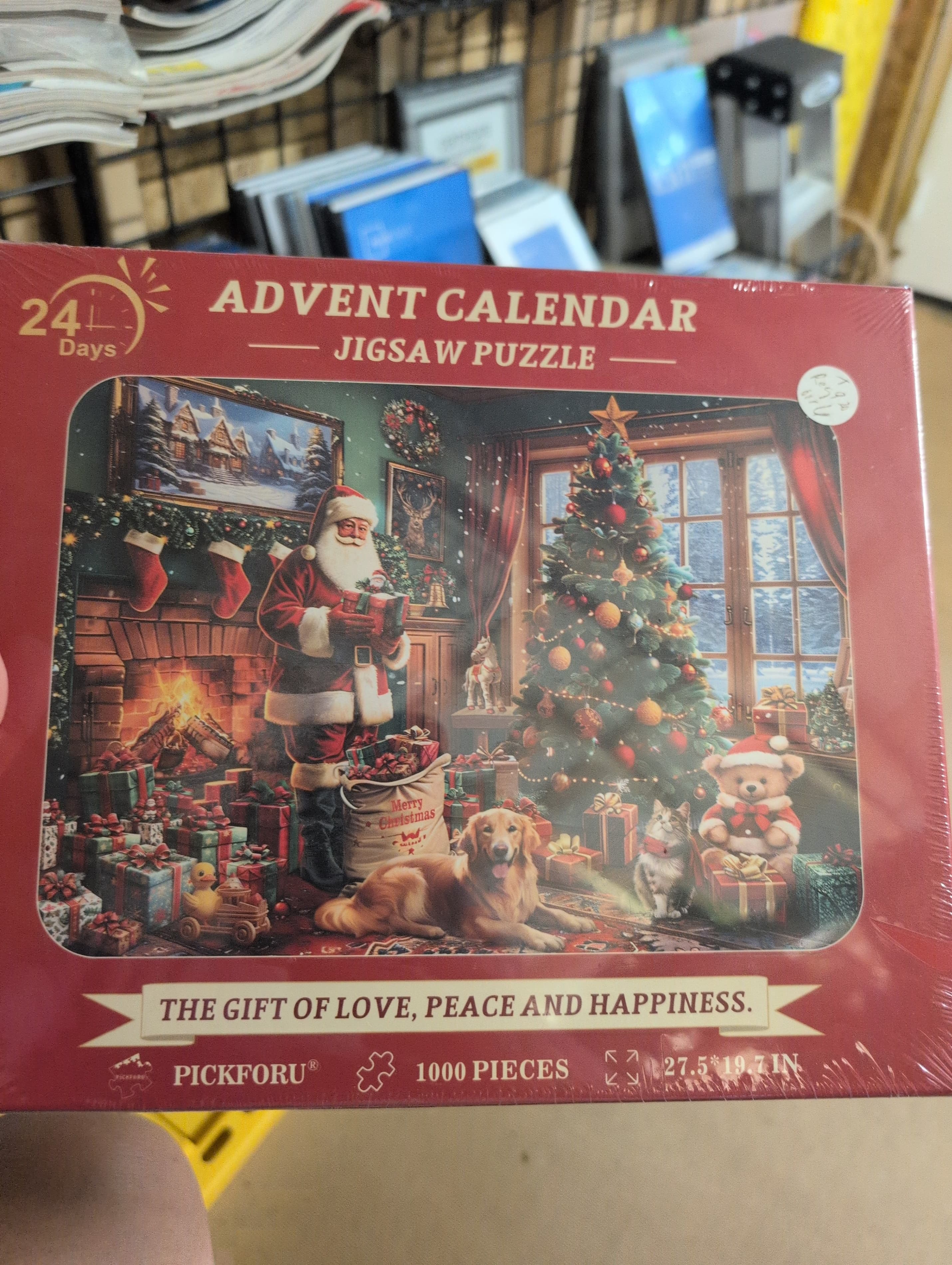 Pickforu Advent Calendar Jigsaw Puzzle 1000 Pieces