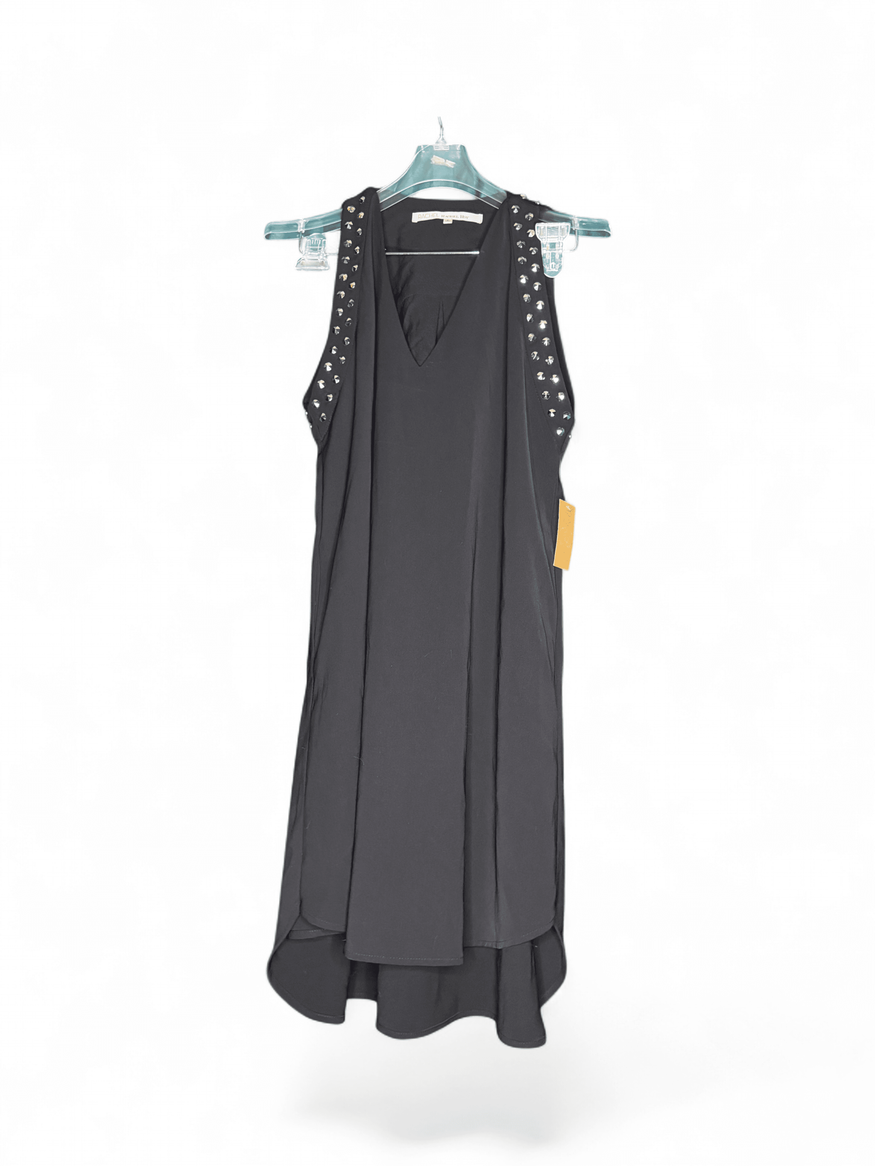 Rachel Roy Black Studded Sleeveless Dress Size Small