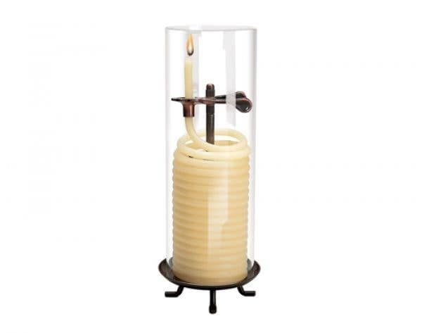 Candle by the Hour - 80 Hour Candle with Glass Cylinder - default
