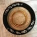 Beautiful hand-painted depression glass plate - Regular