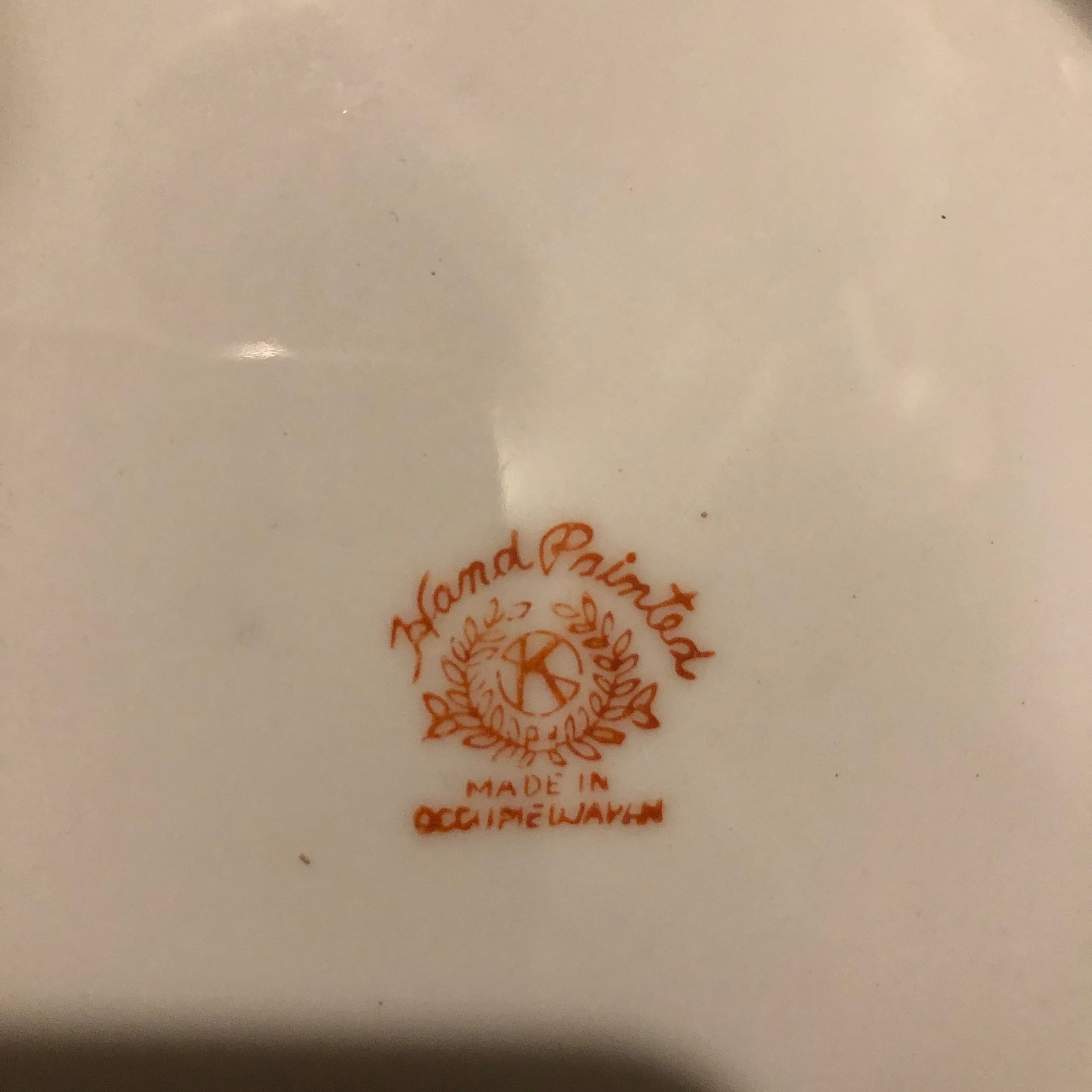 Occupied Japan Satsuma Decorative Plate - Regular