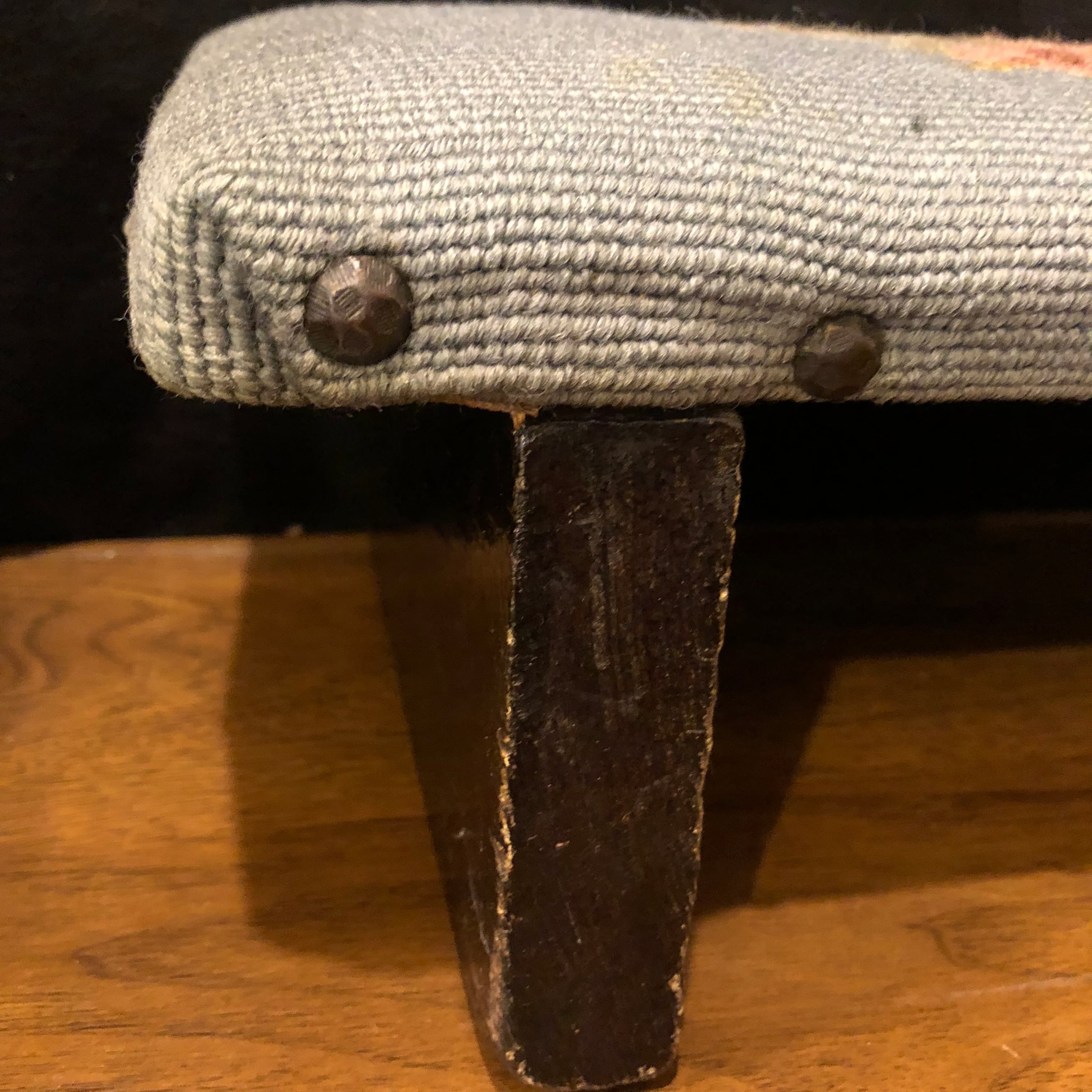 Lovely Needlepoint Footstool - Regular