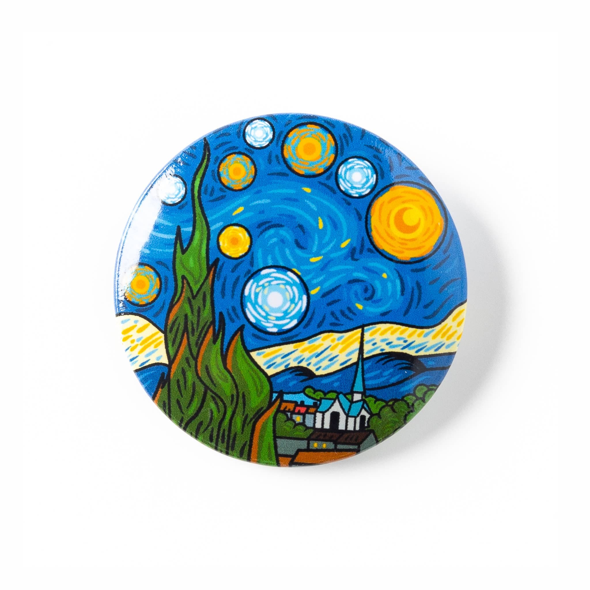 Today is Art Day - Button - Starry Night - default