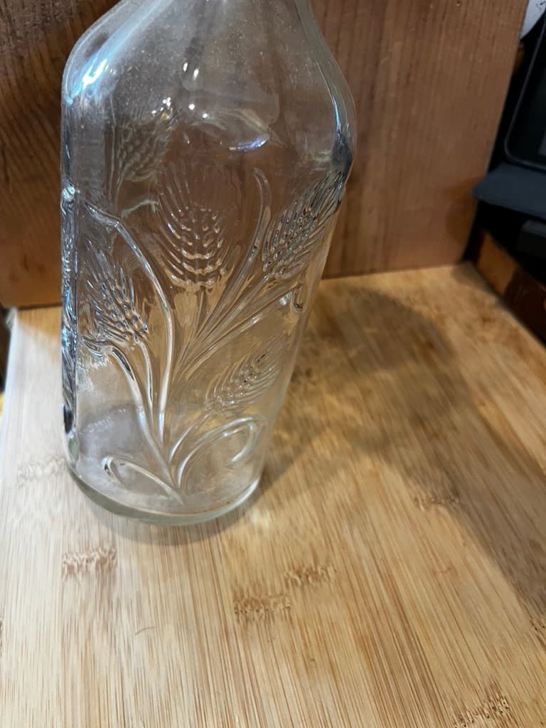 VINTAGE BOTTLE WITH EMBOSSED BARLEY - 14566136 - VINTAGE BOTTLE - W EMBOSSED BARLEY - SHOP