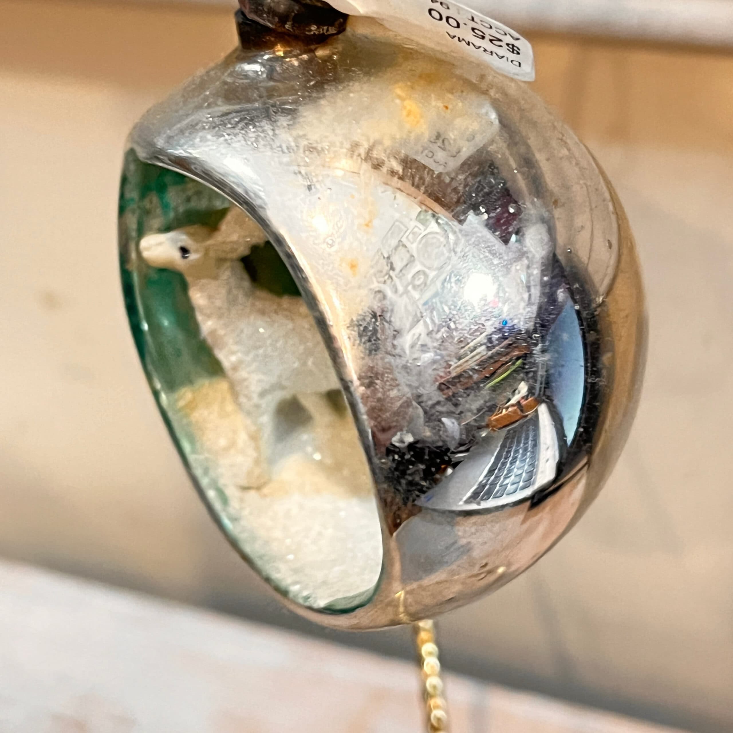 Diorama indent Angel ornament