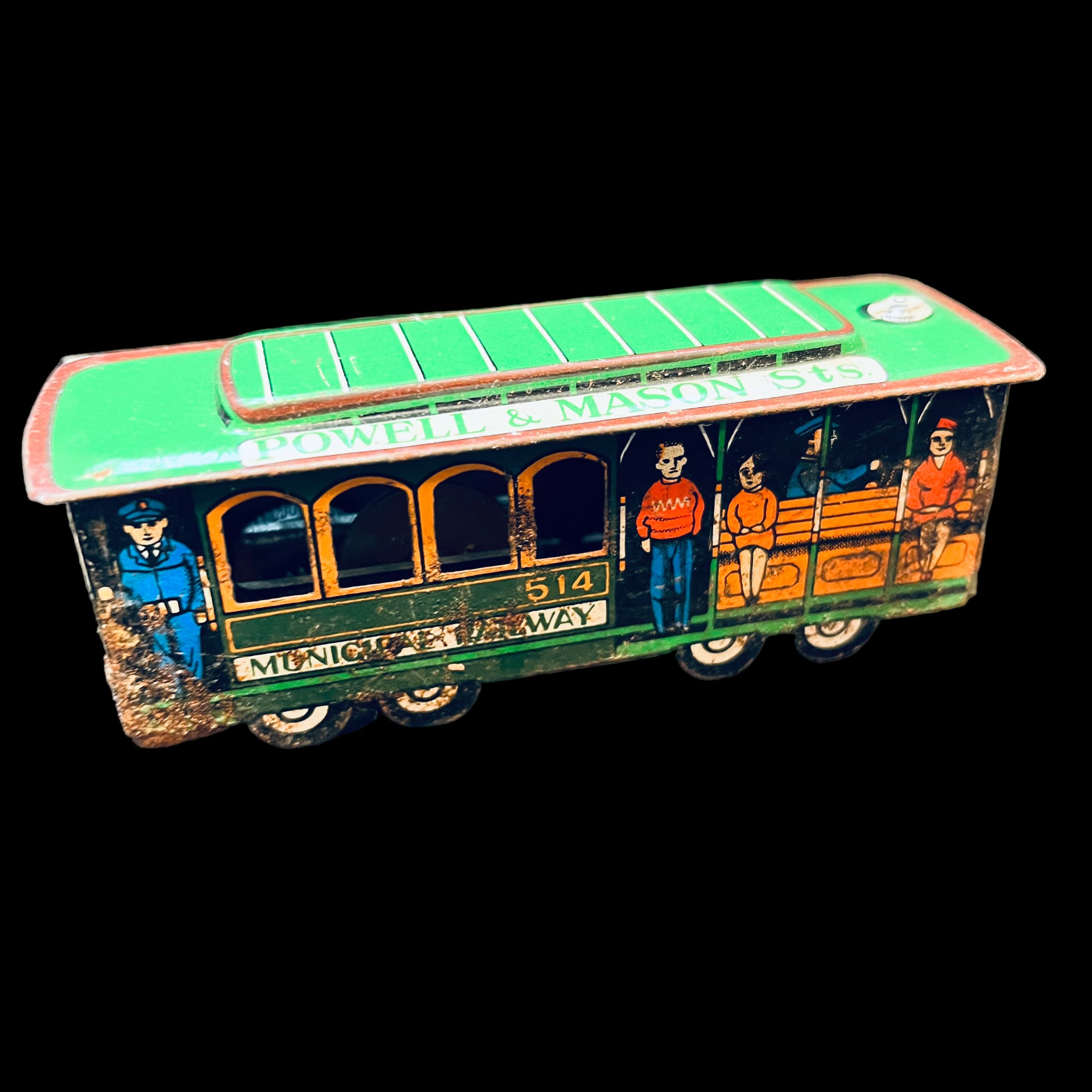 Cable Car - Tin Toy - 941836172 - Cable Car - Tin Toy - SHOP