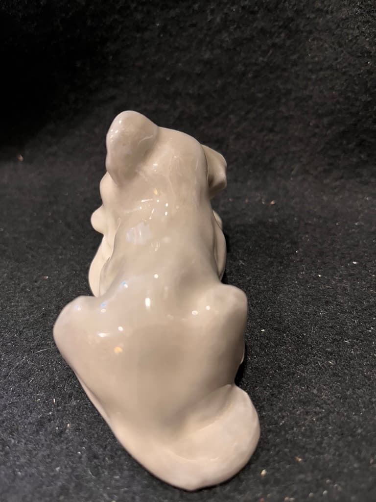 Limoges grey dog figurine - 941578957 - limoges grey - dog figurine - SHOP