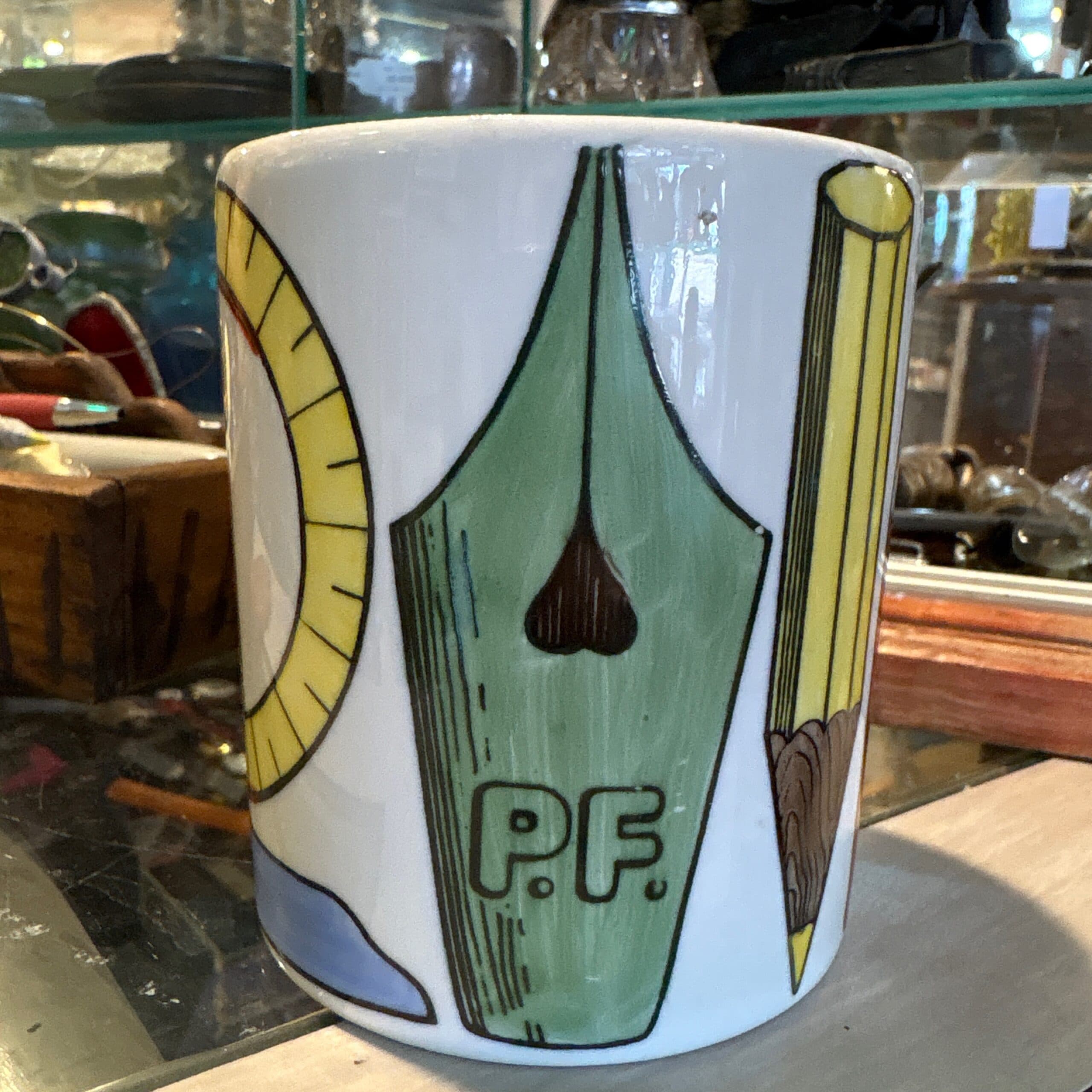 Fornasetti Milano Pencil Mug - Regular