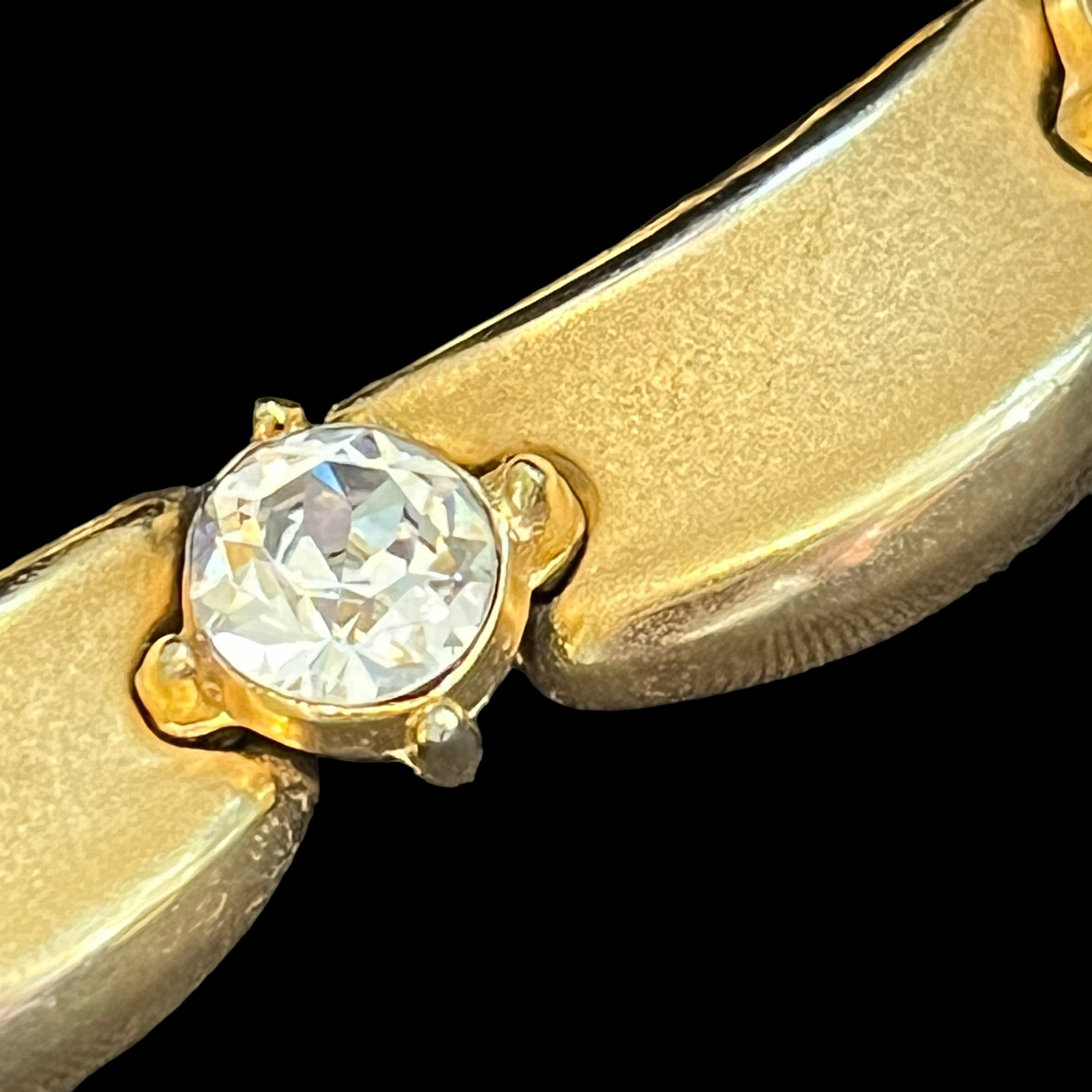 Trifari Necklace and Bracelet Gold and Diamond - Regular