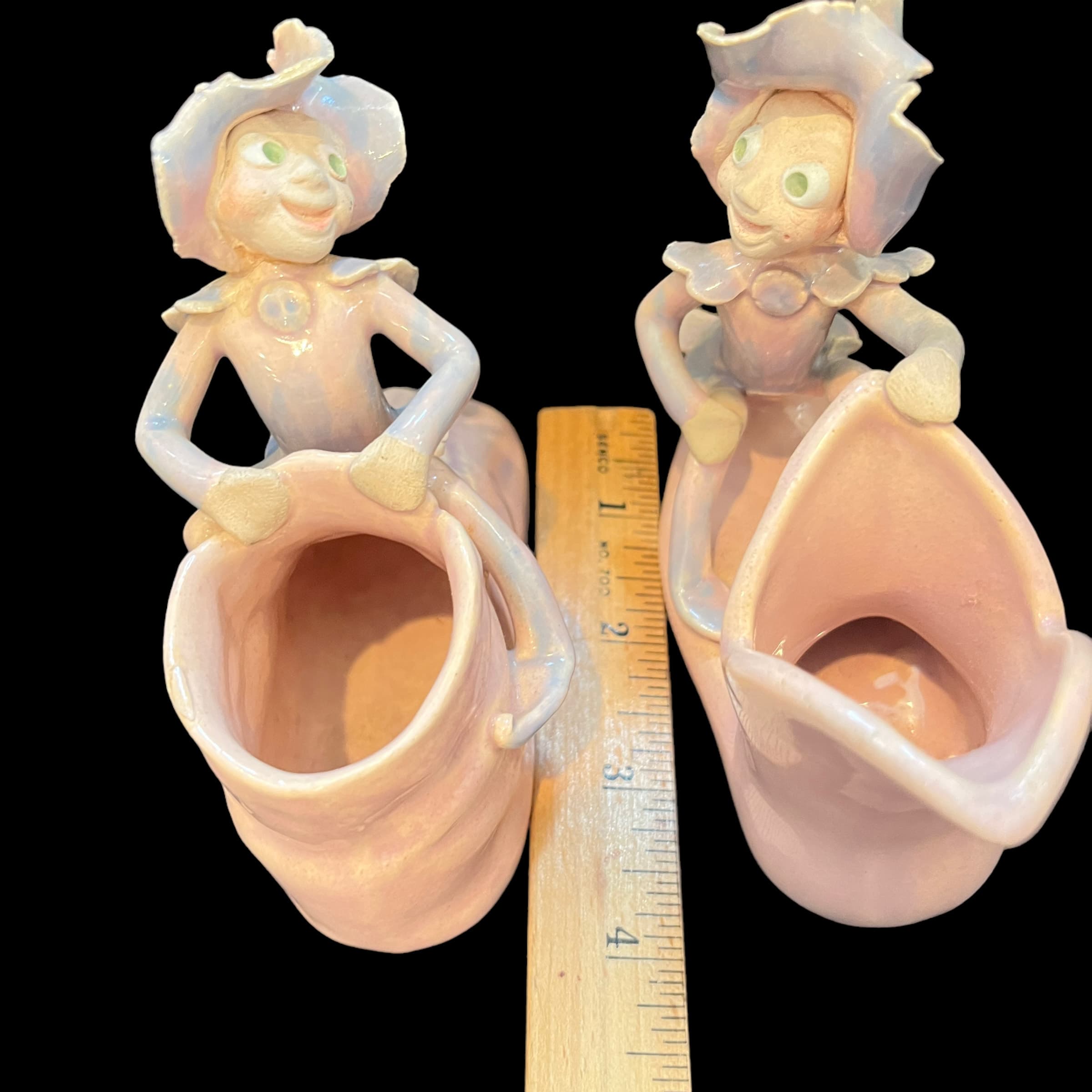 Pair of Pixies on Baby Shoes AS IS - Regular