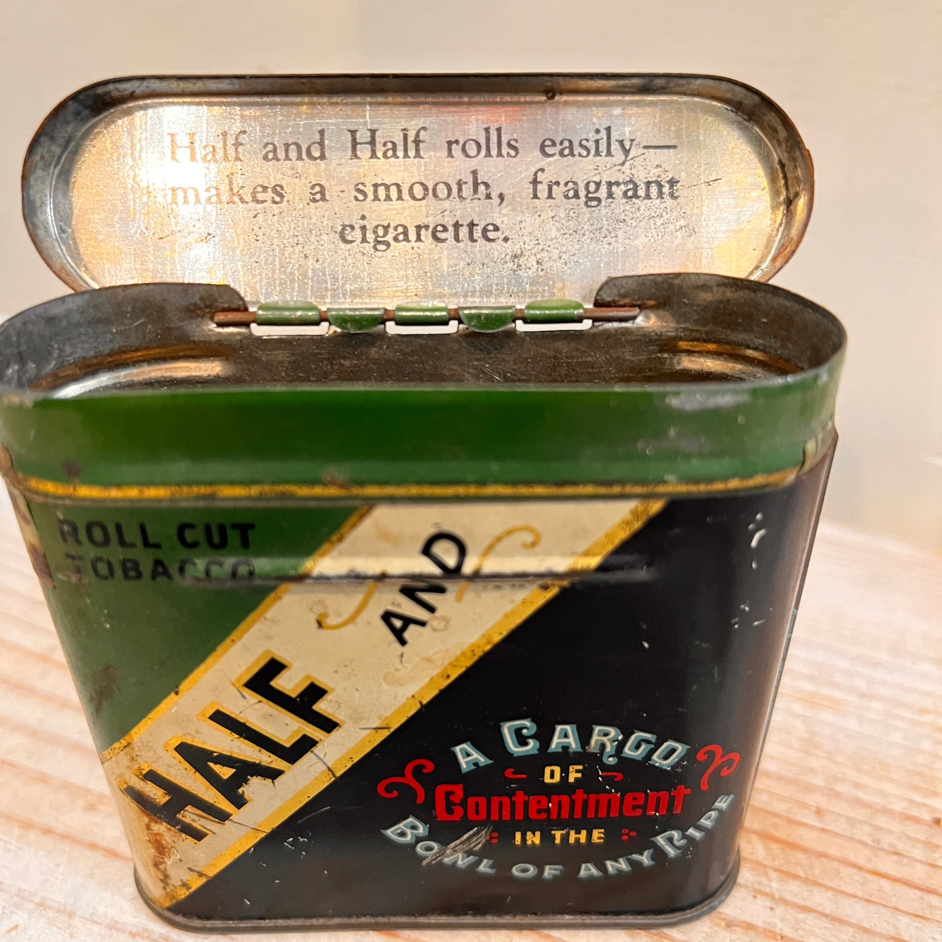Half and ... Vintage Tobacco Tin 1930 - Regular