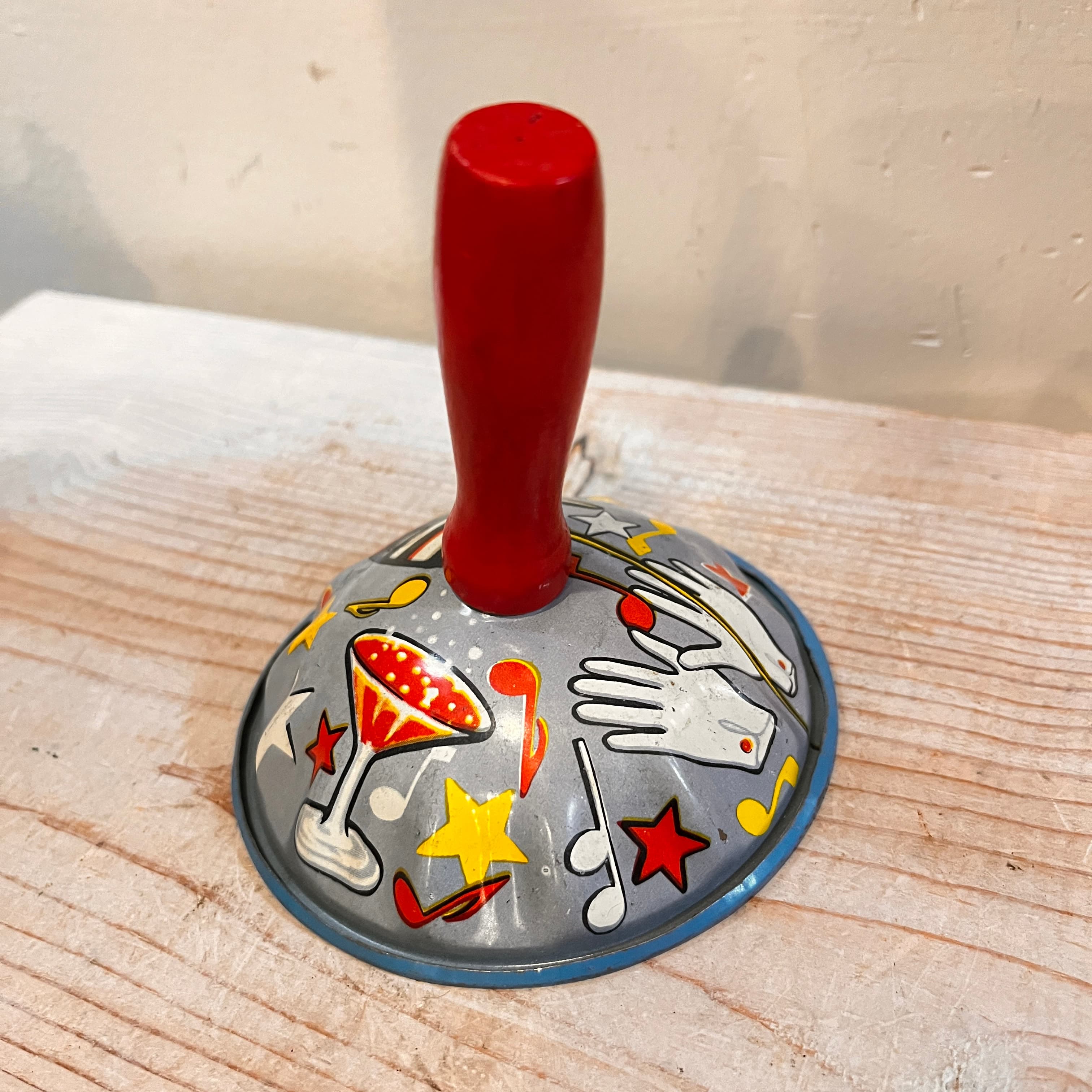 US Metal Toy Tin Noisemaker 'clown' - Regular