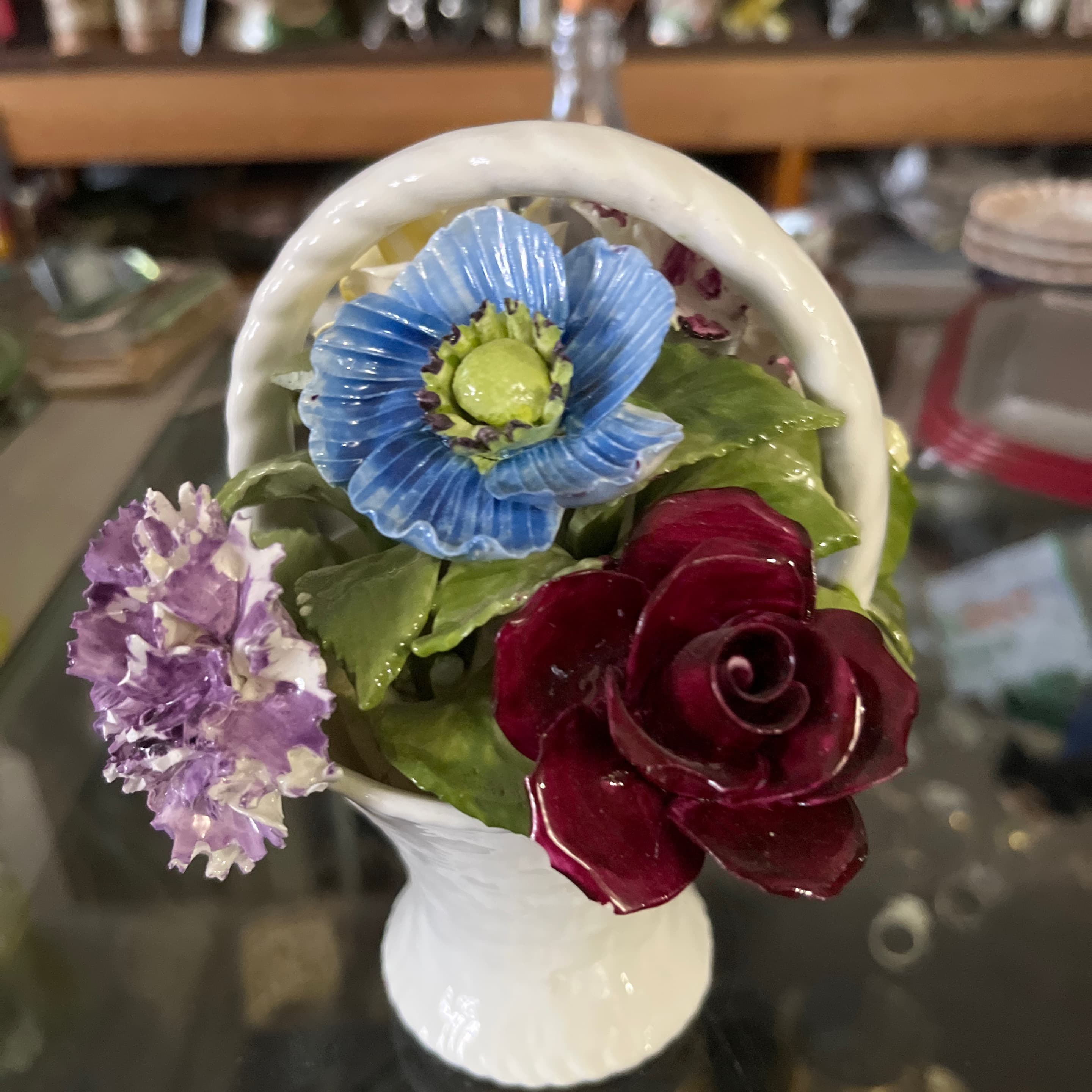 Staffordshire Rosina Flower Basket - Regular