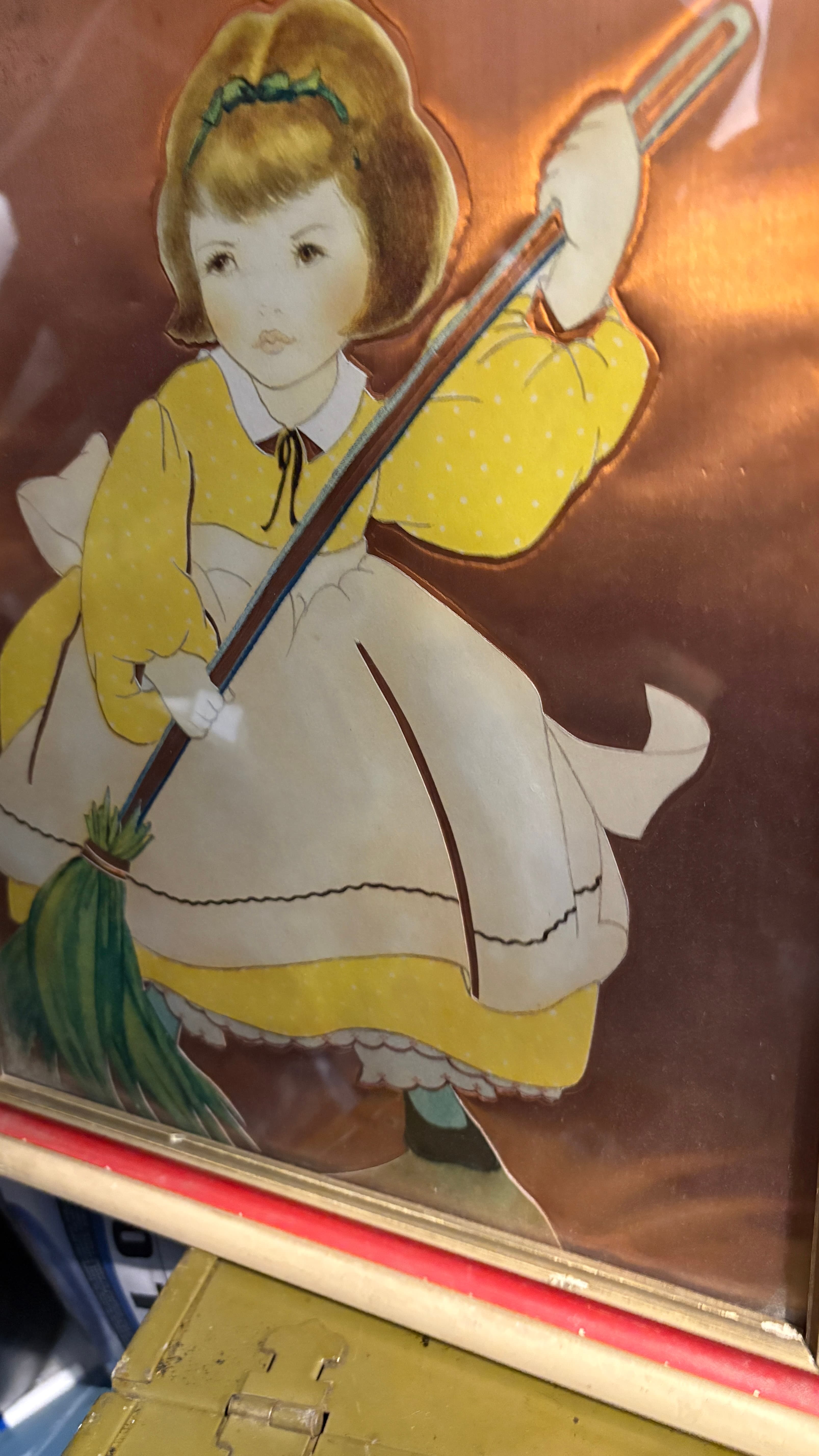 Sweeping Girl on Copper - Regular