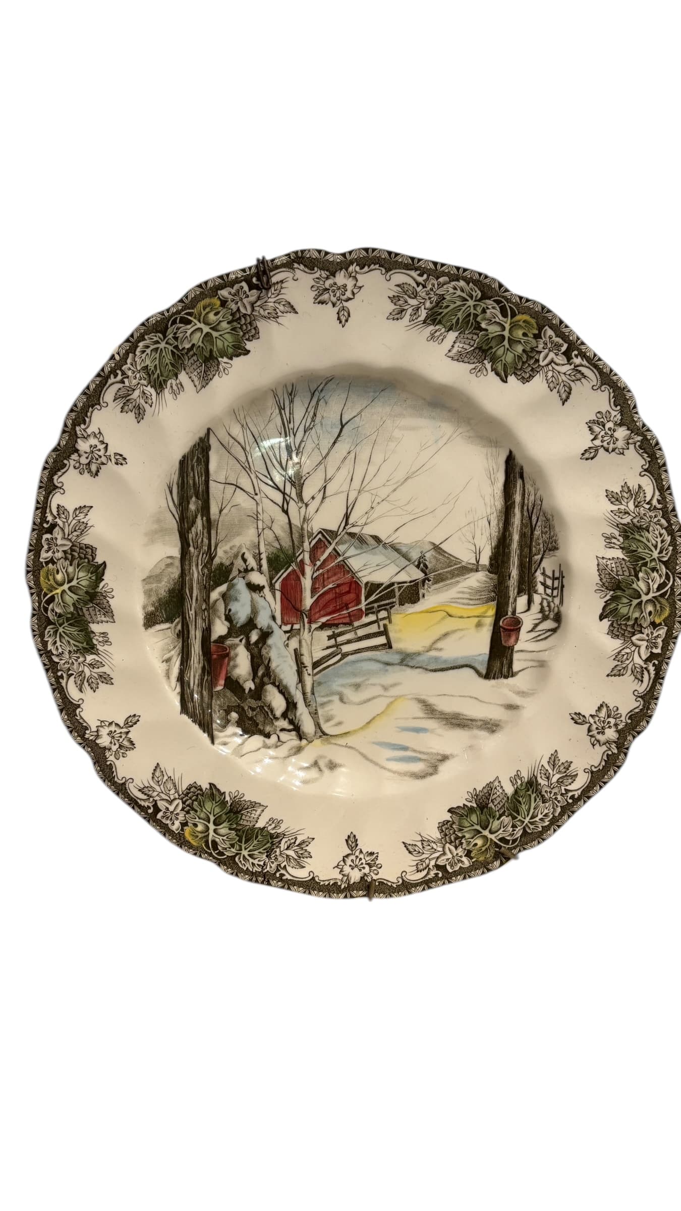 Johnson Brothers Friendly Village Maple Trees Dinner Plate - Regular