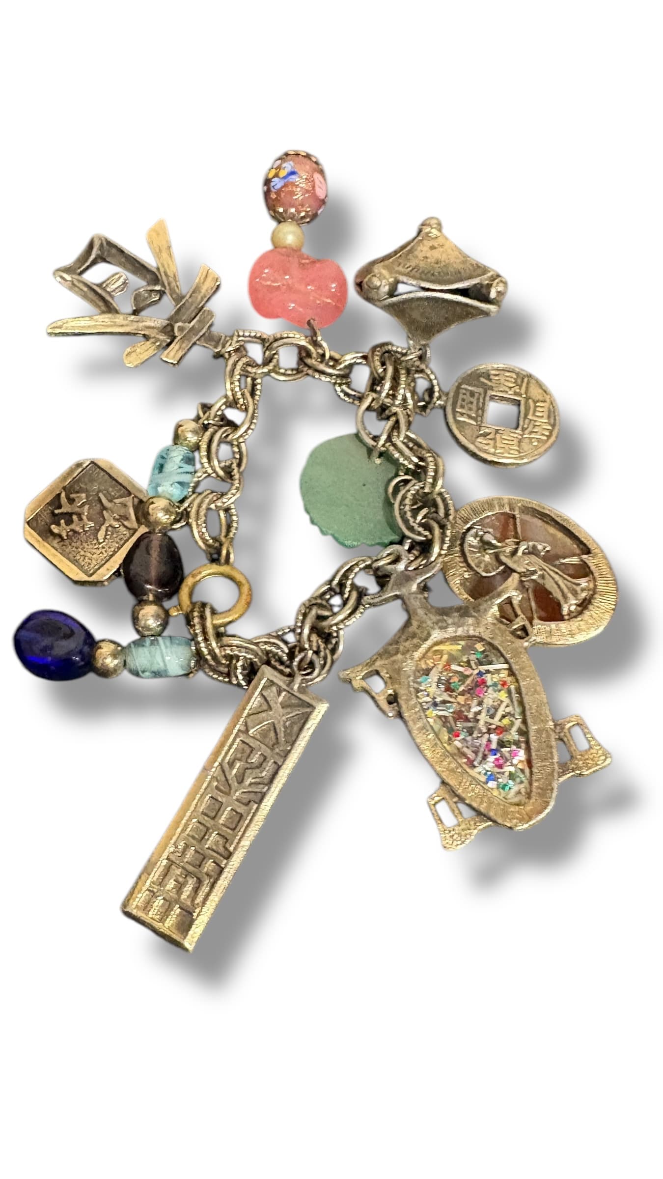 MCM Vintage Asian Inspired Charm Bracelet - Regular