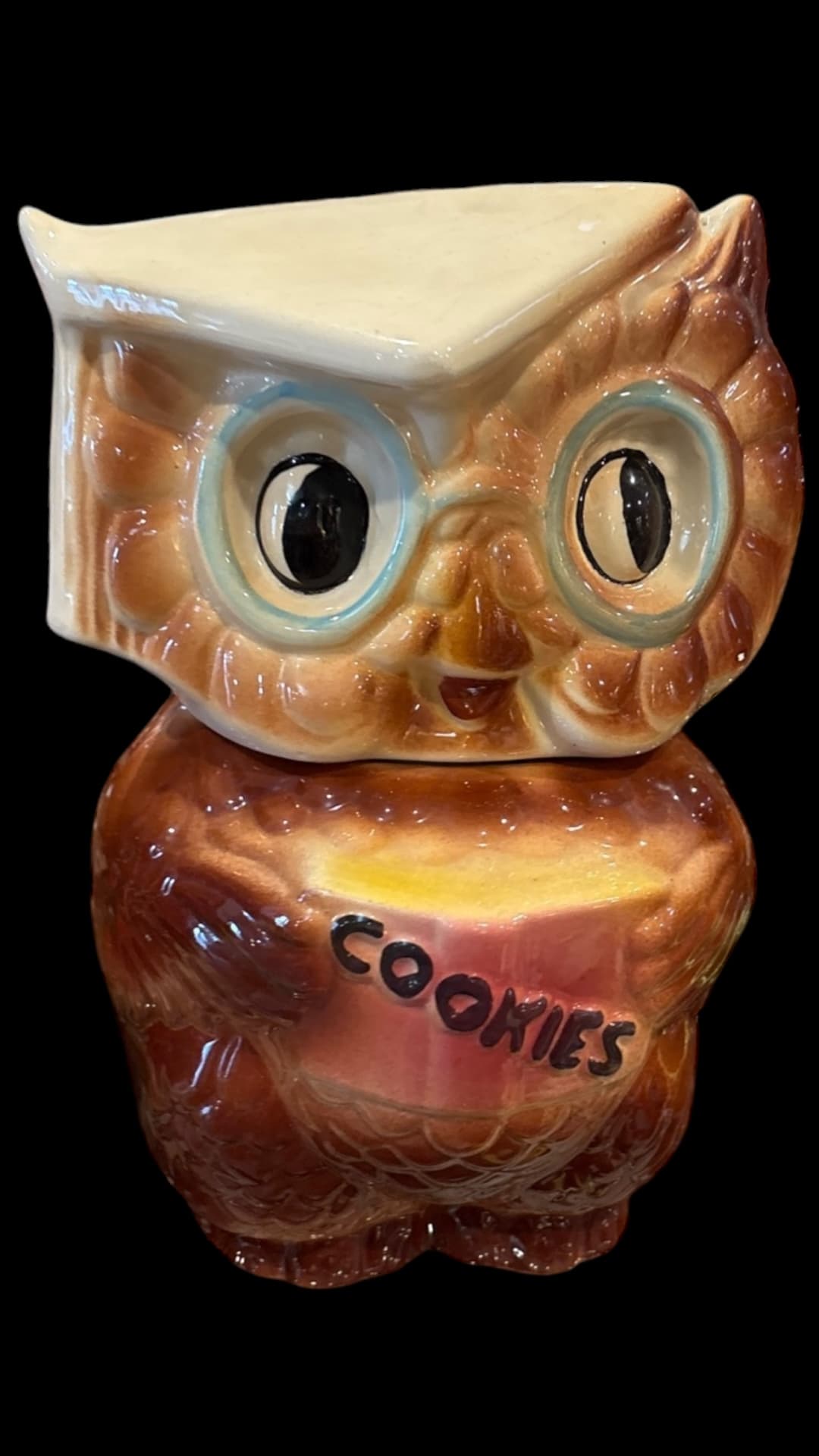 American Bisque Owl Cookie Jar - Regular