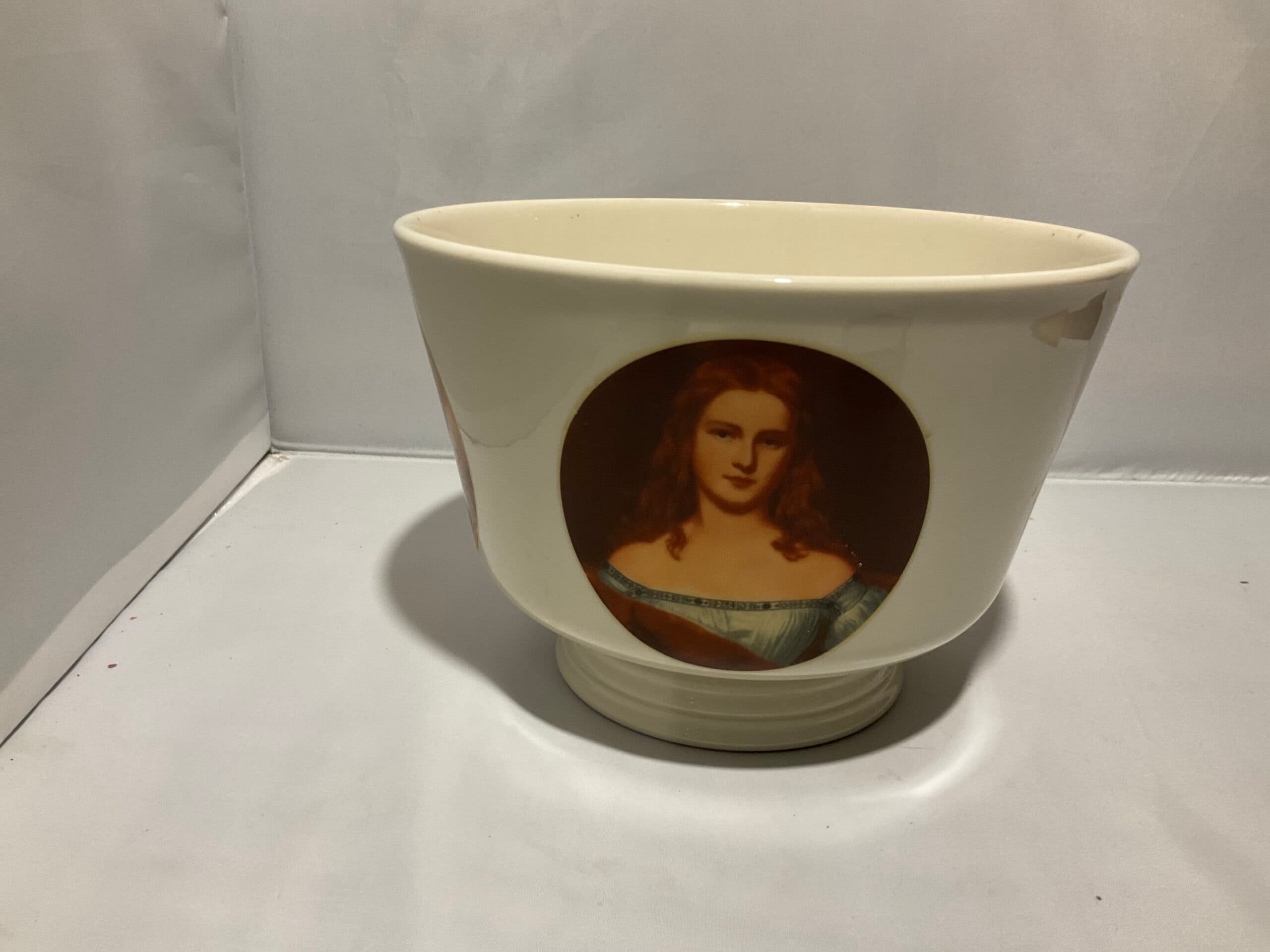 Antique Portrait Bowl Circa 1900 - Regular
