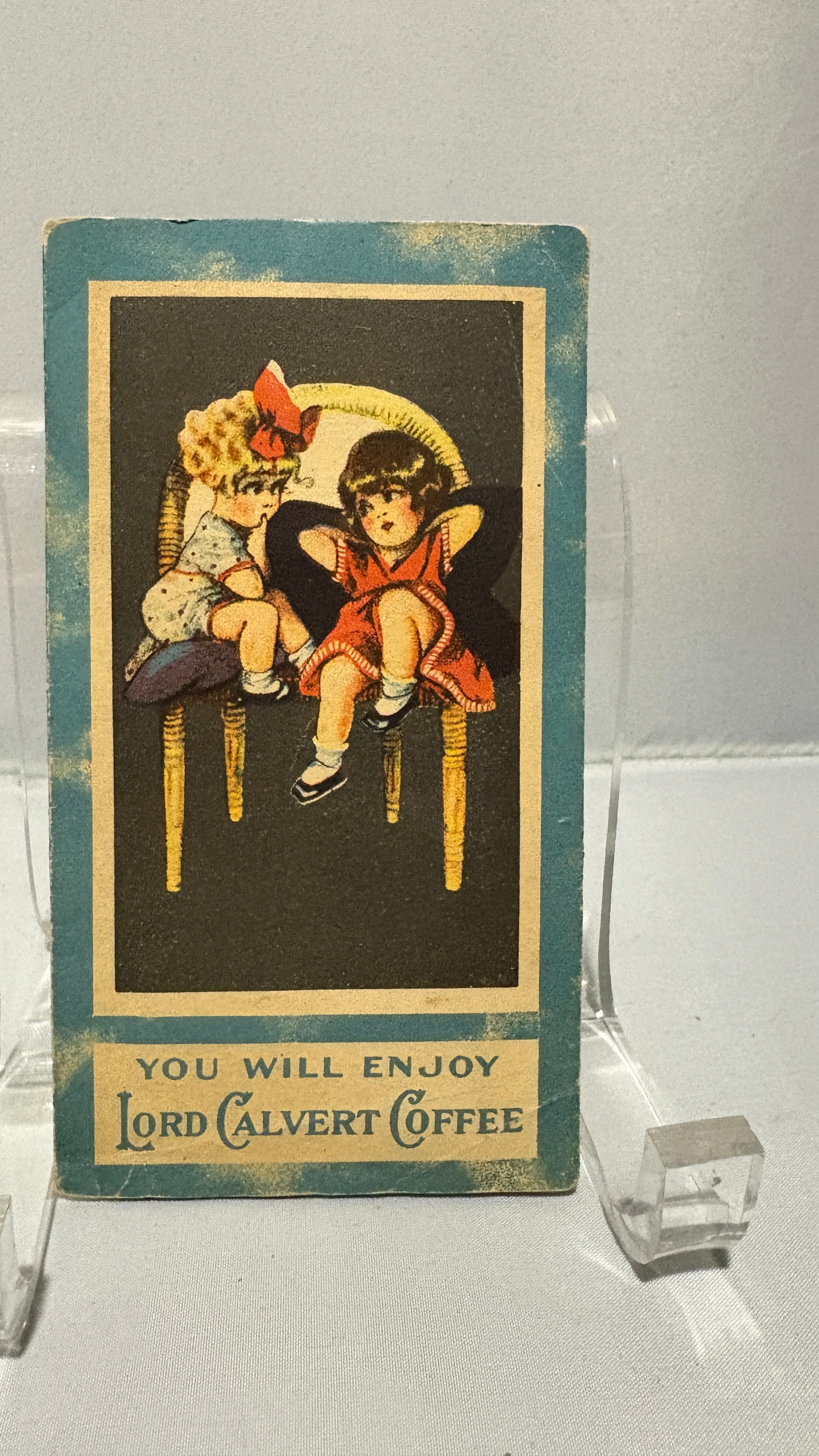 Lord Calvert Coffee Sewing Needle Advertising/ Packet - Regular