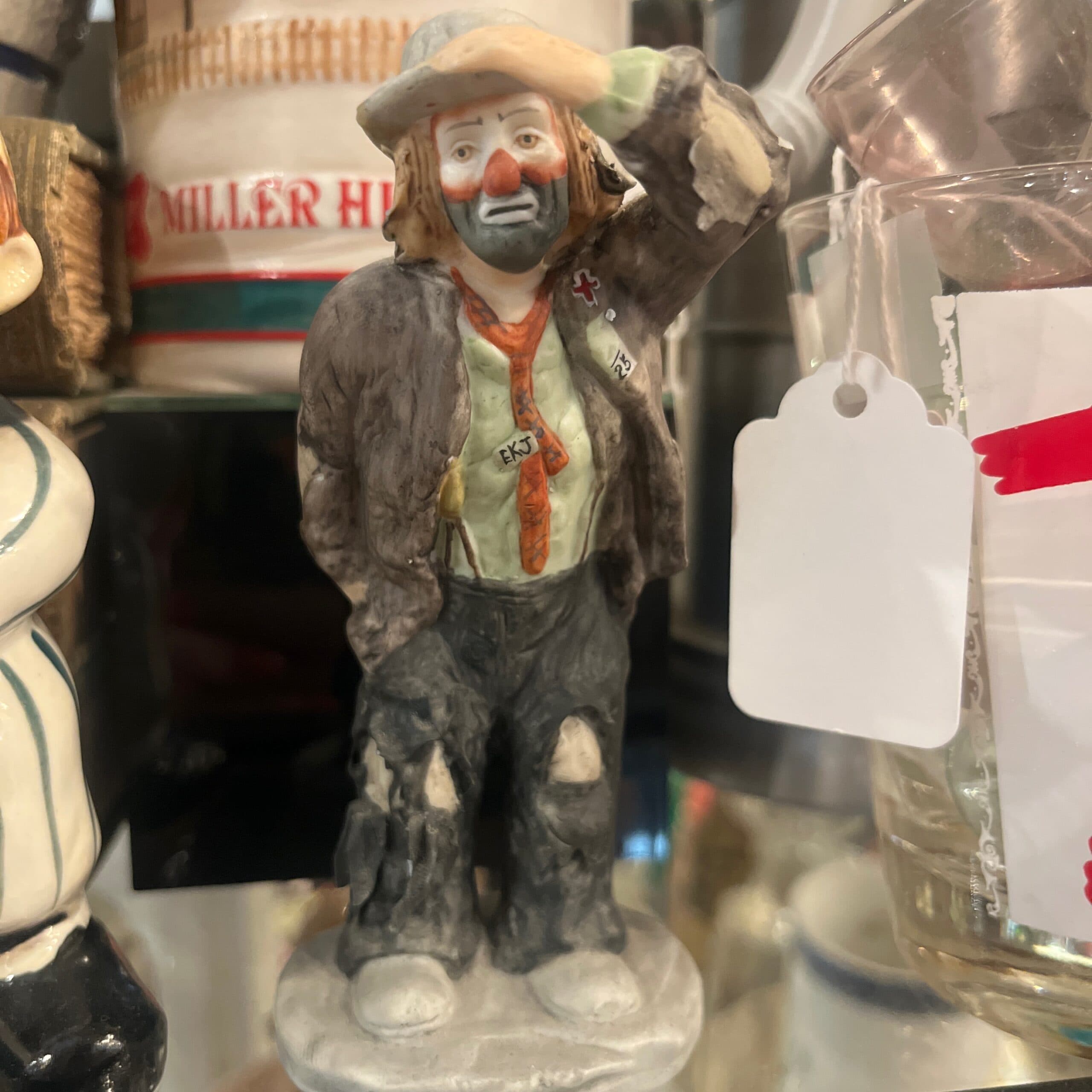 Emmett Kelly Jr. Weary Willie Looking Out Clown - Regular