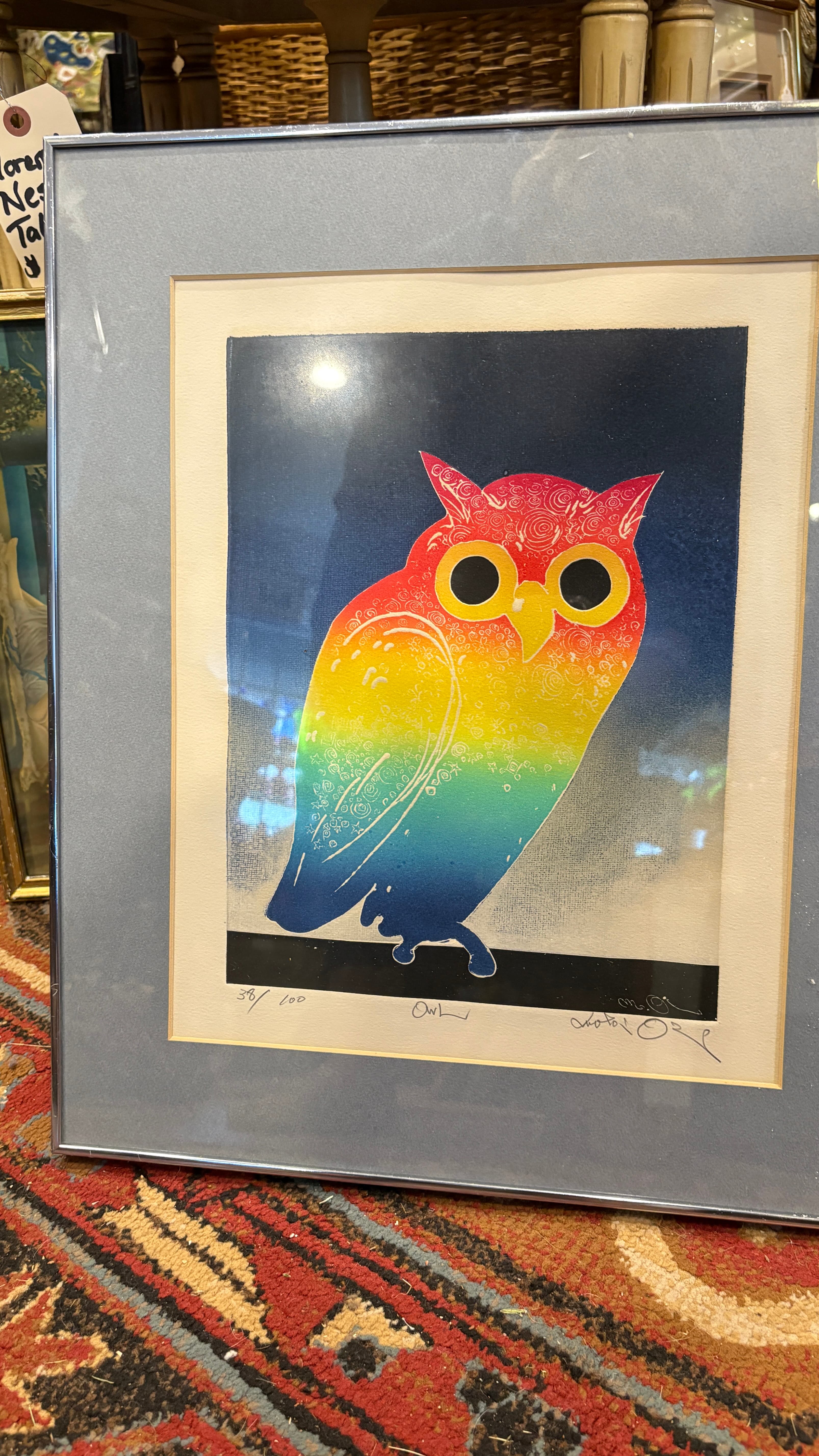 Japanese Owl Print by Motoi Oi - Regular