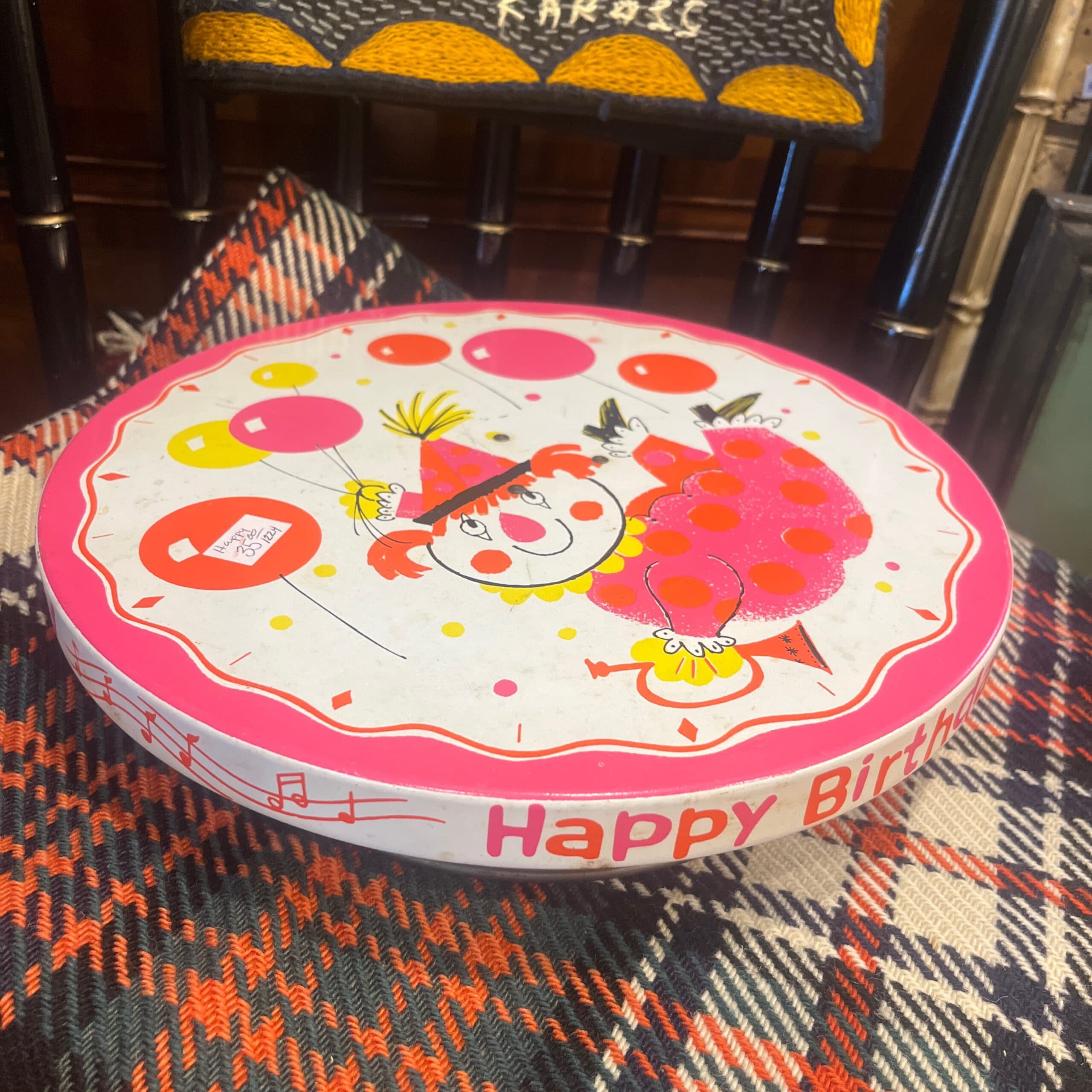 Fabcraft Happy Birthday Musical Cake Stand - Regular