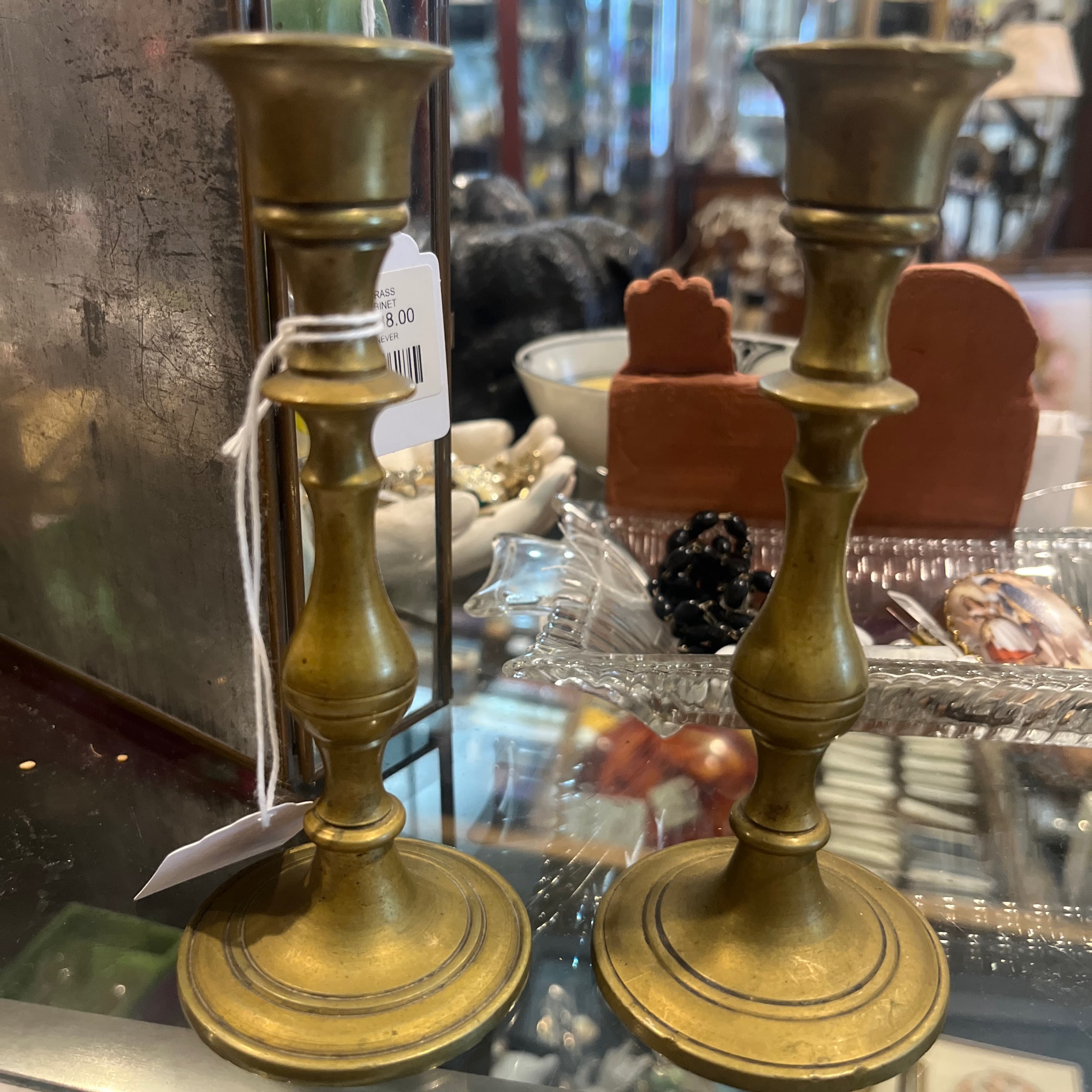 Solid brass candlesticks - Regular
