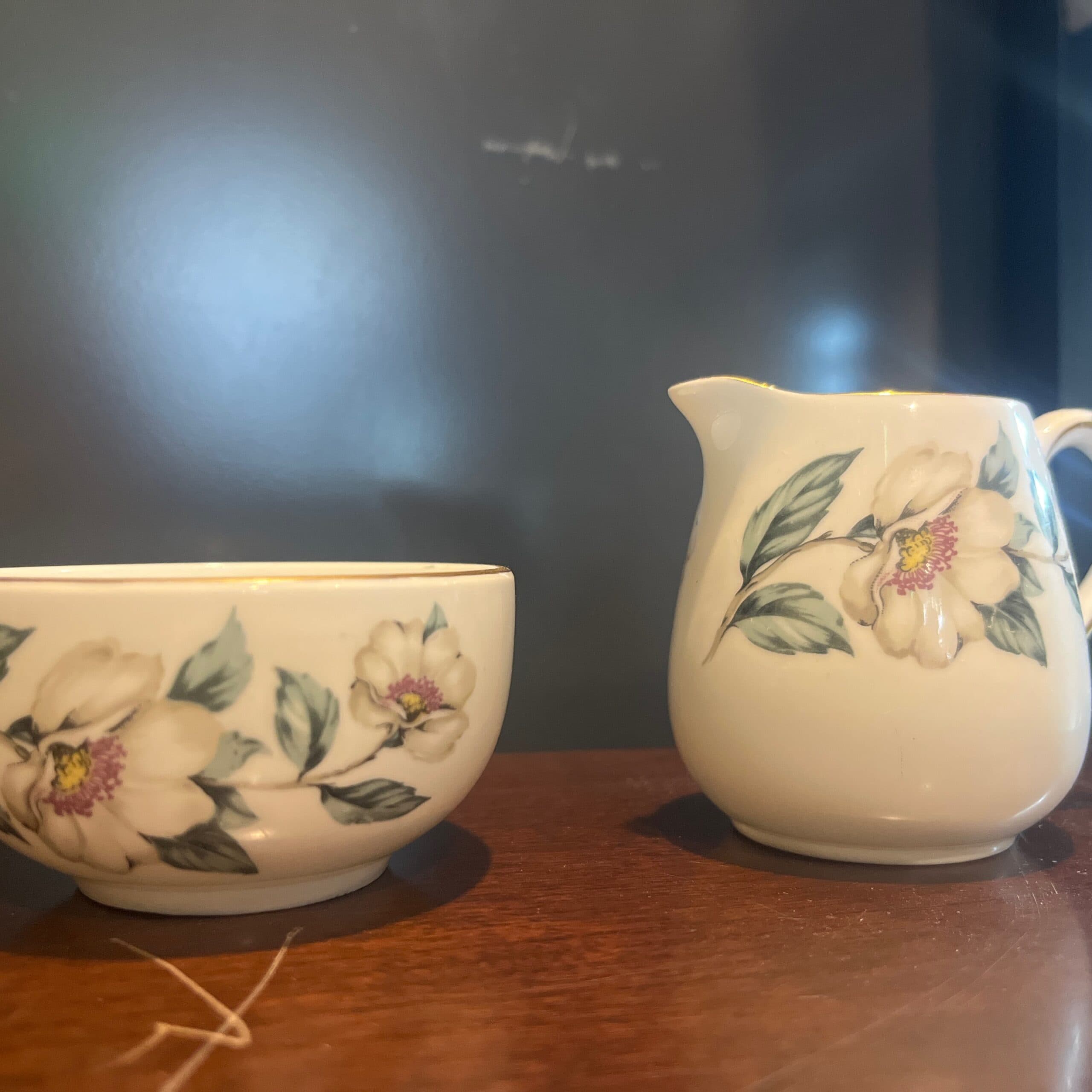 Crown Staffordshire Cream and Sugar - Regular