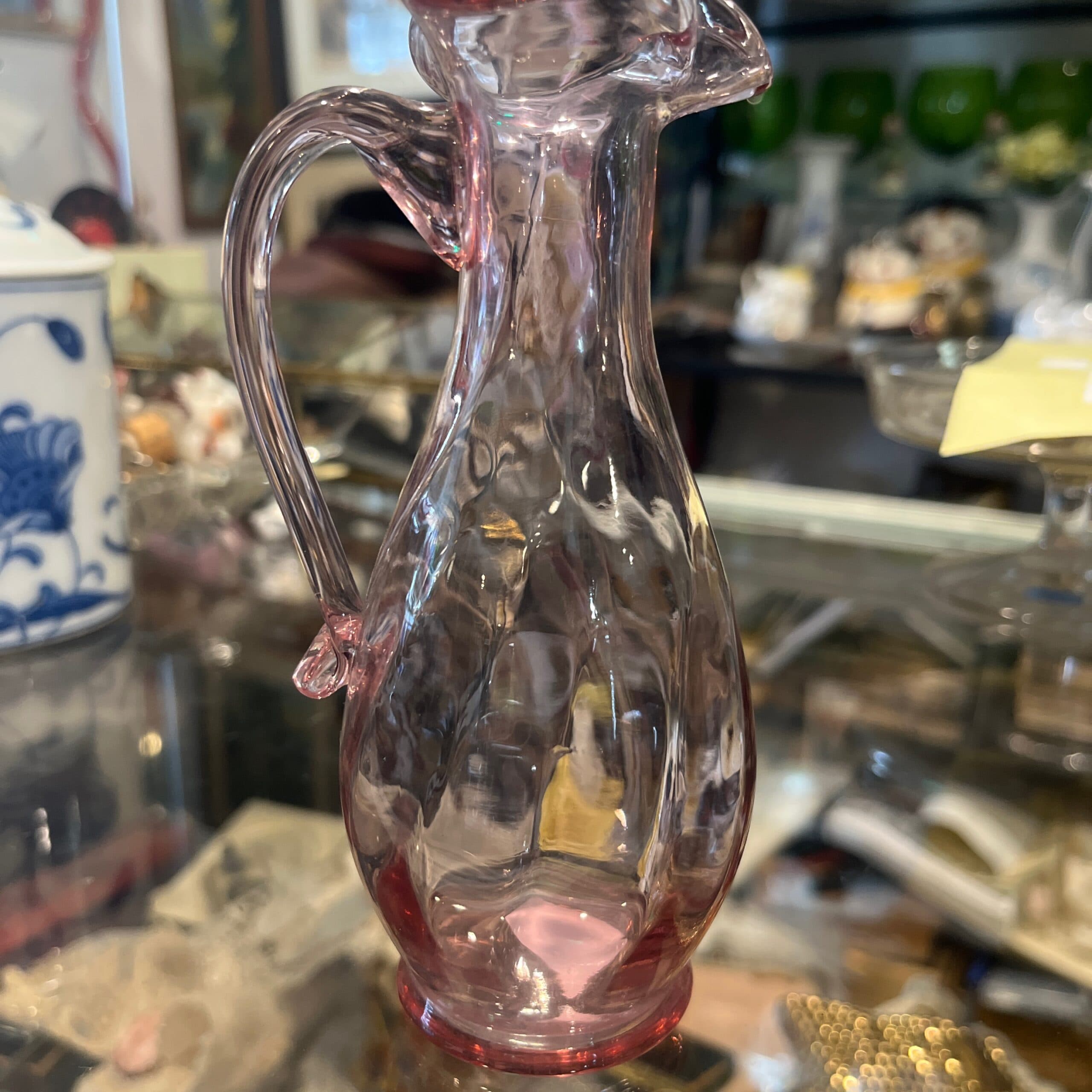 Cranberry Glass Pitcher - Regular