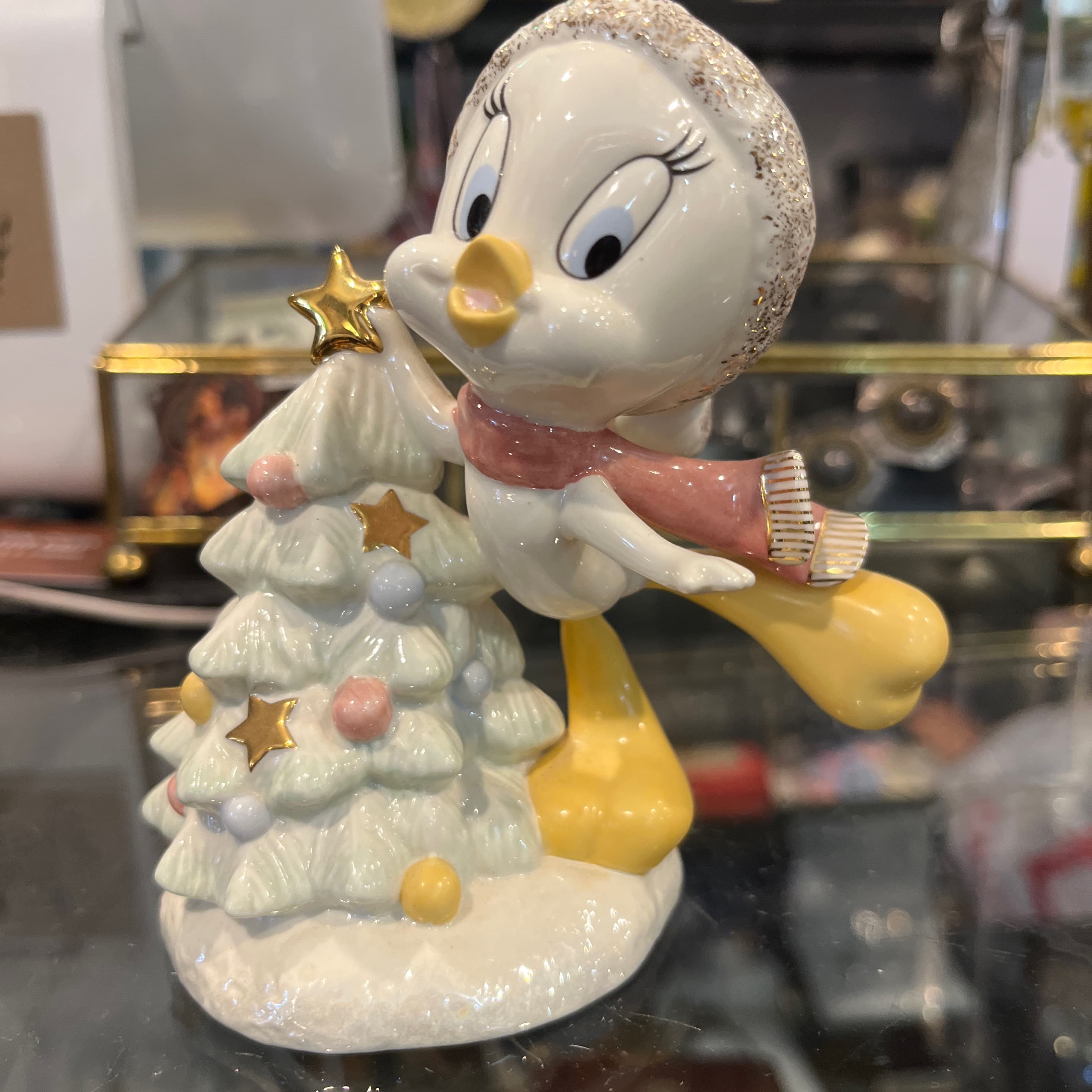 Lenox Tweety Bird “Tree Trimming” Figurine - Regular
