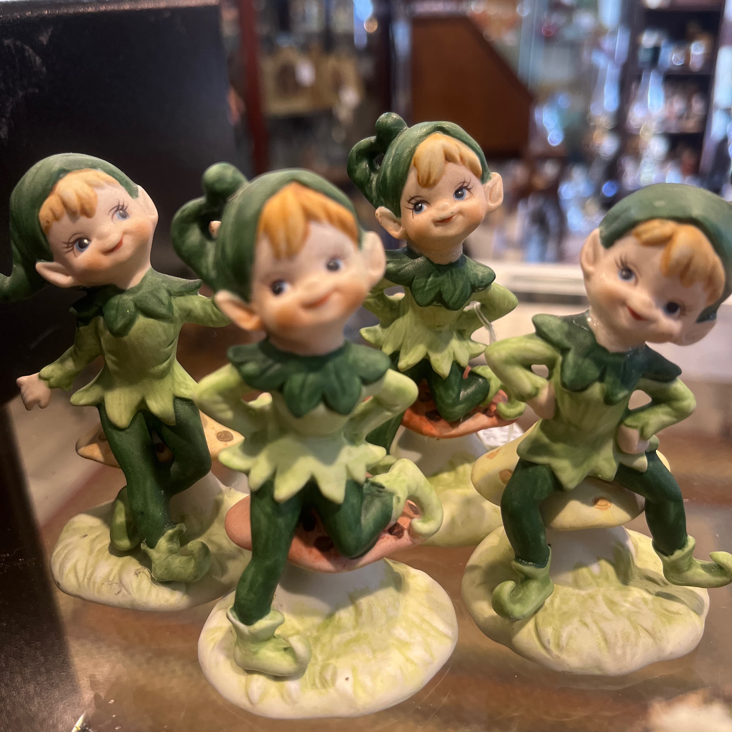 Lefton Pixie Figurines Set of 4 - Regular