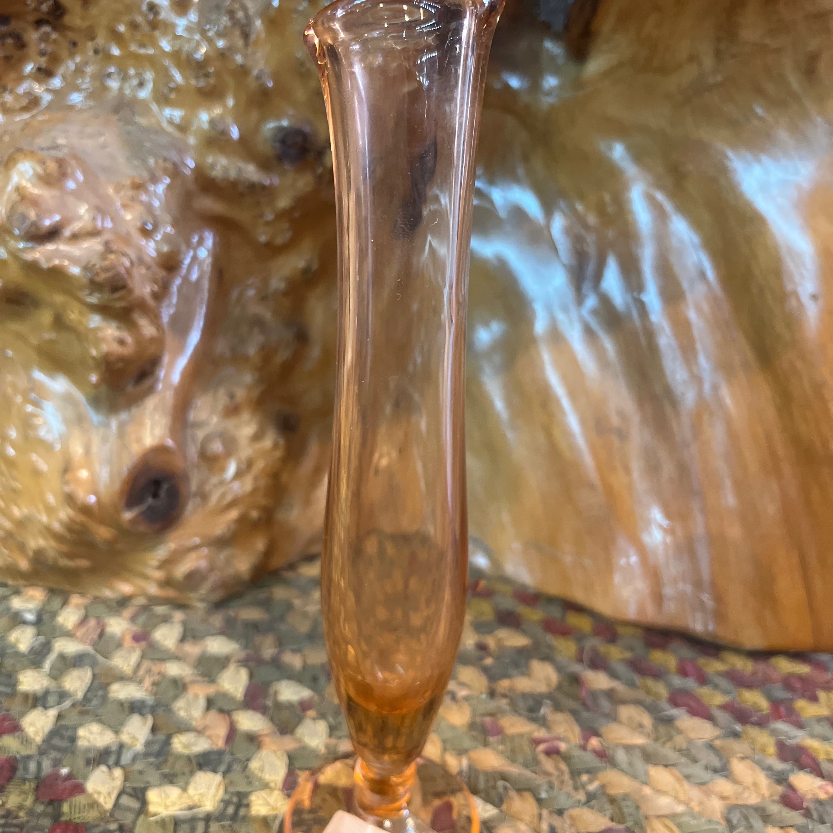 Pink Glass Bud Vase - Regular