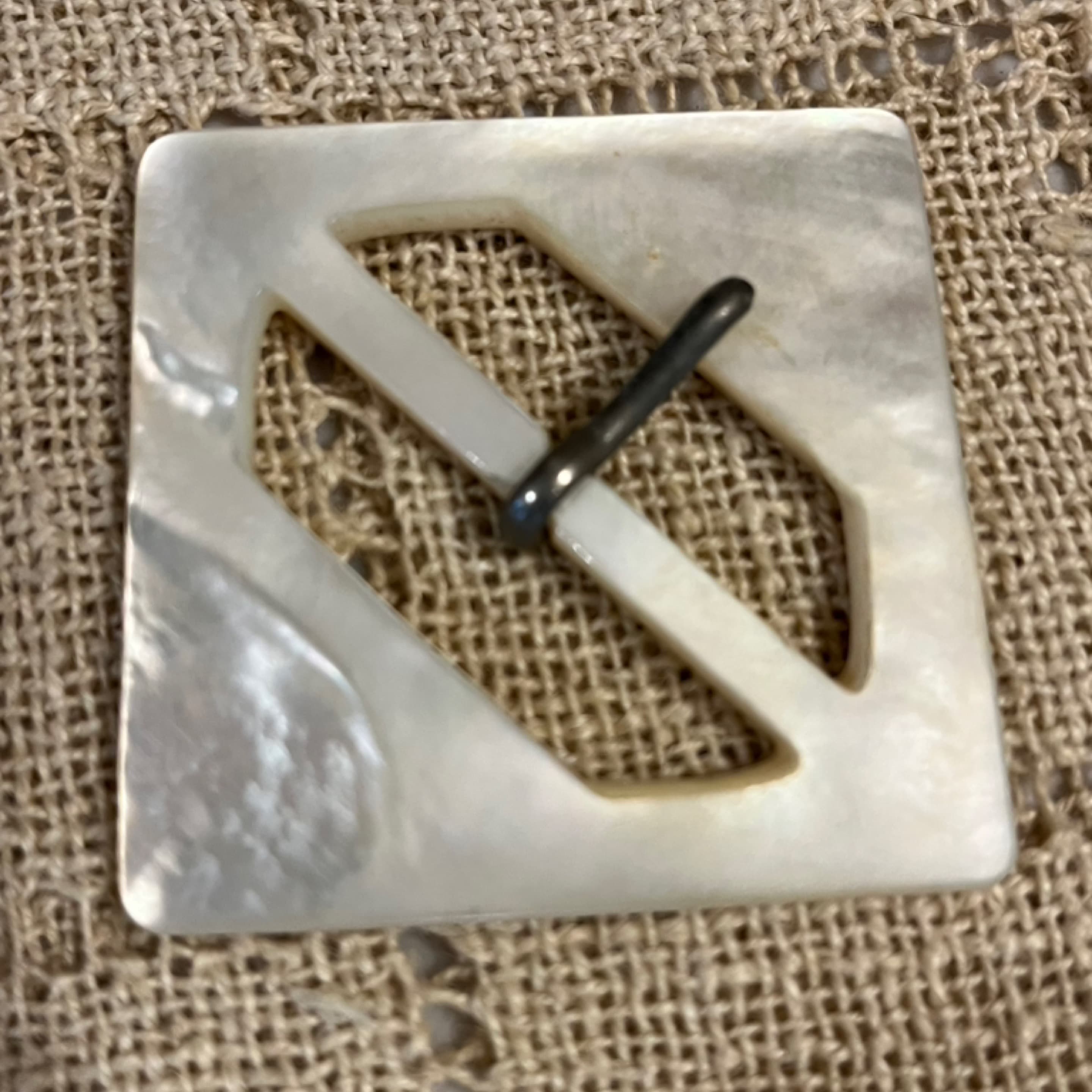 Mother Of Pearl Belt Buckle - Regular