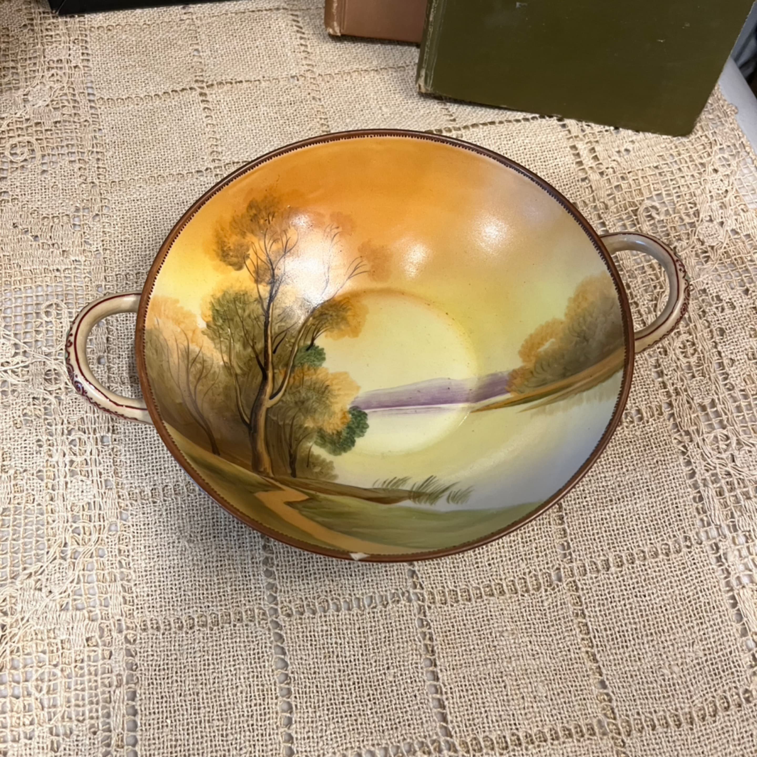 Nippon Porcelain Handled Bowl 1170 - Regular