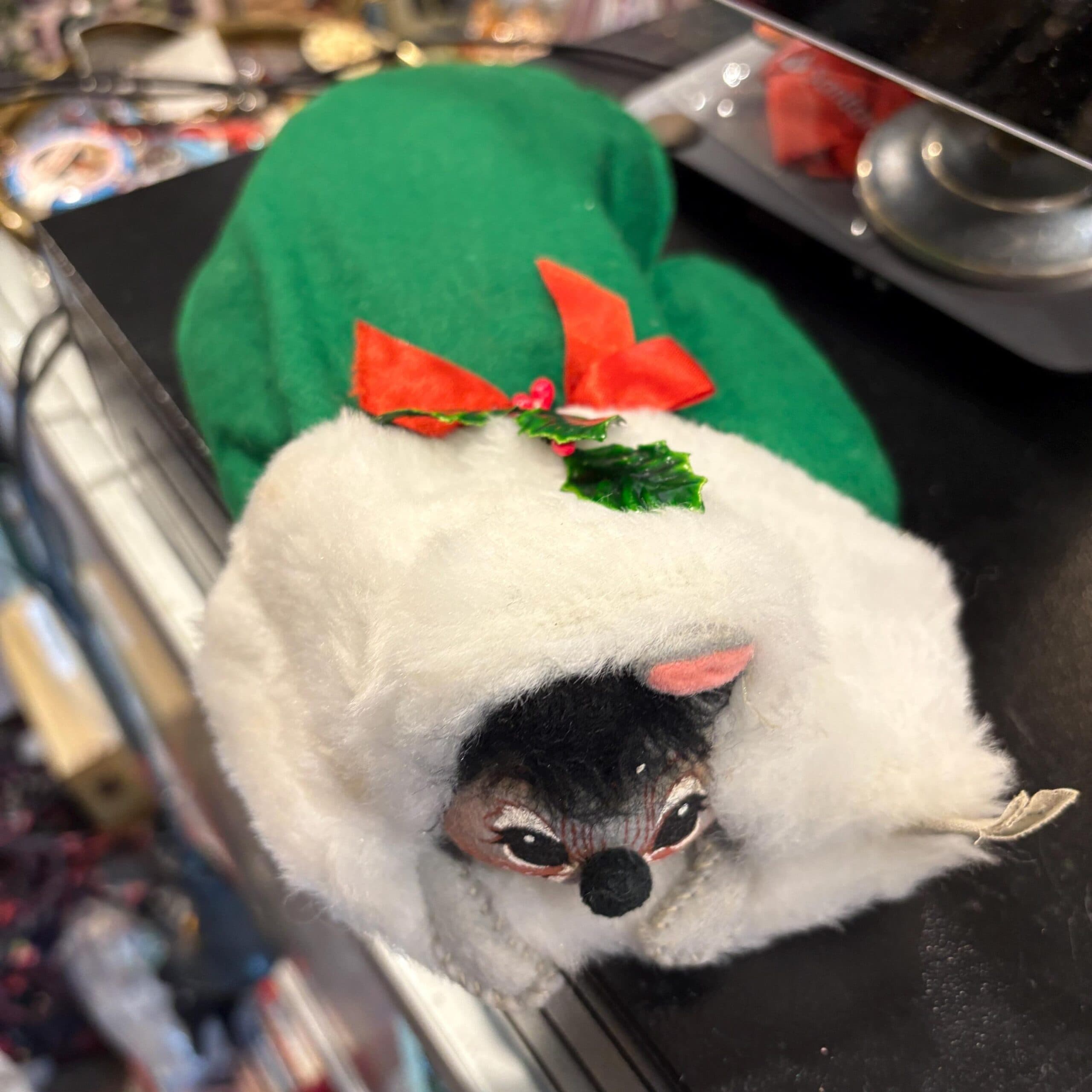 Annalee. Mobeltee Christmas Mouse in Mitten - Regular