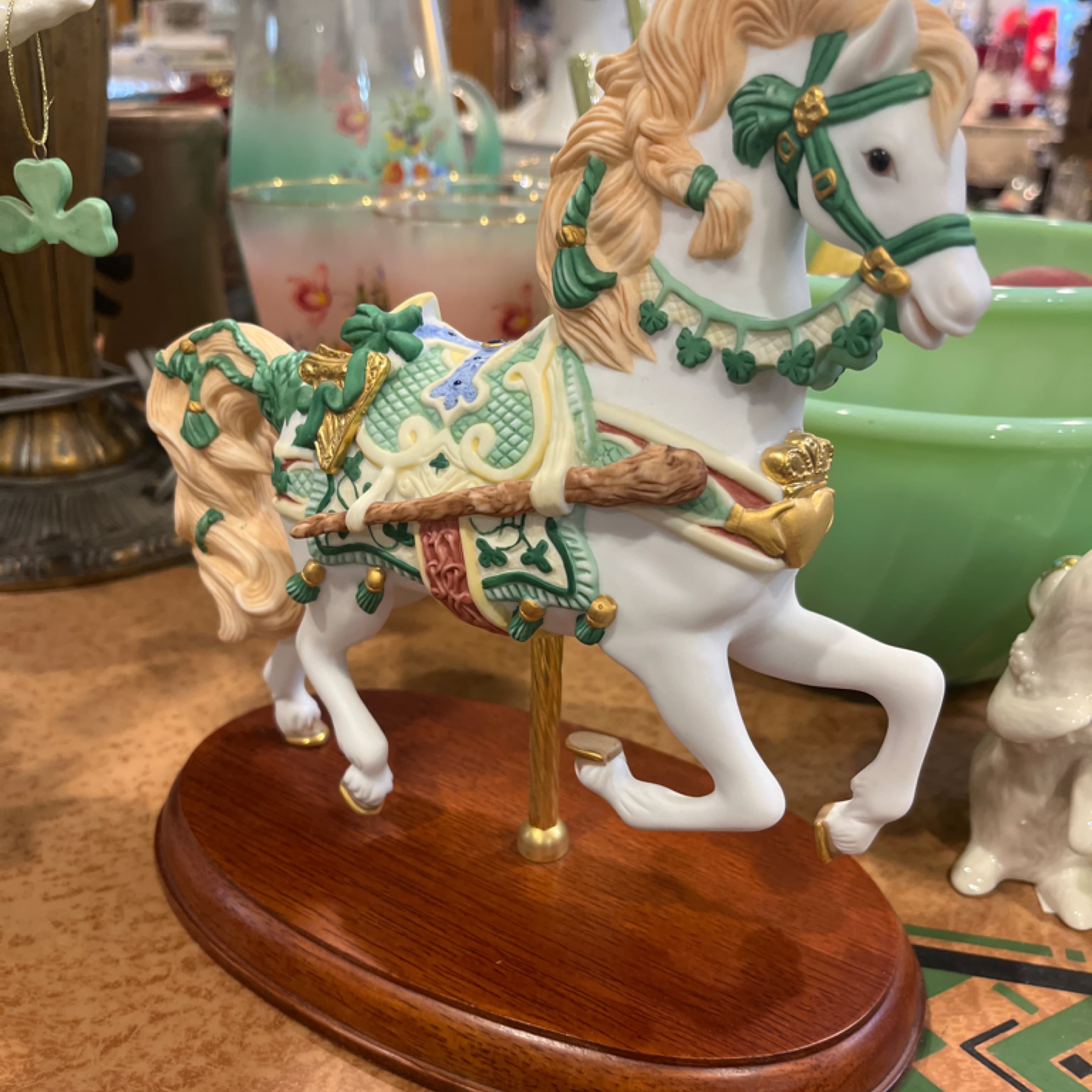 Lenox St. Patrick’s Day Themed Carousel Horse - Regular