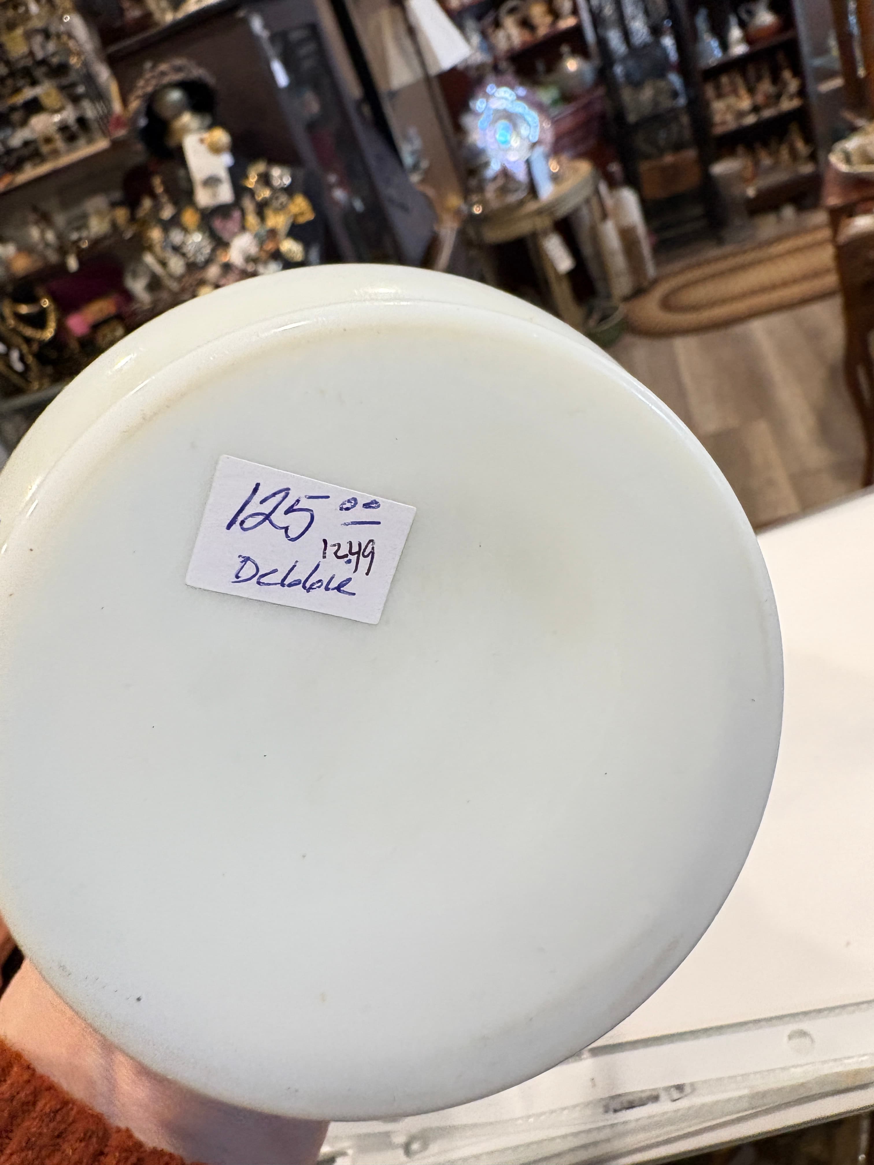 Victorian Hand-Painted Vase-It Glows! - Regular