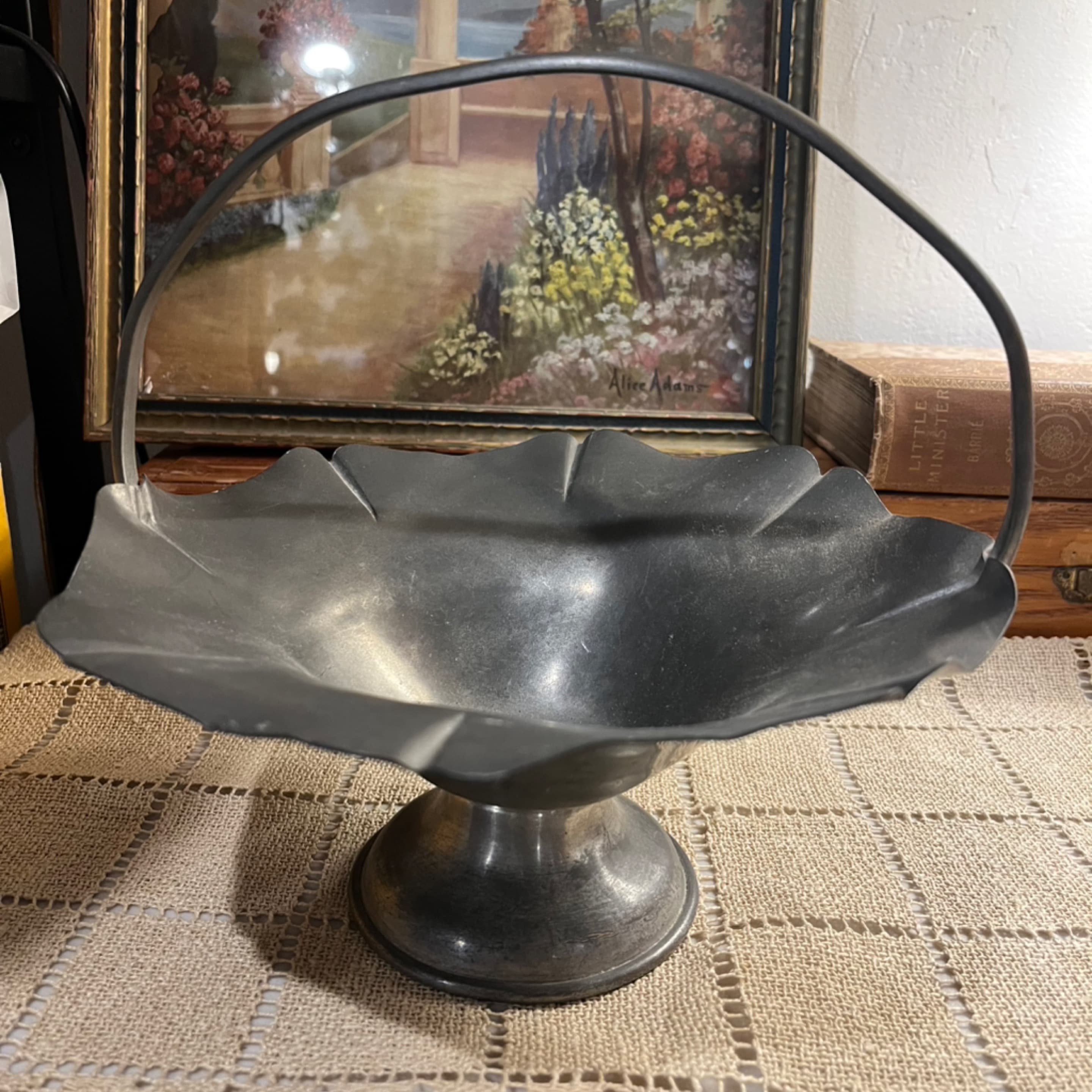 Pewter Footed Candy Dish - Regular