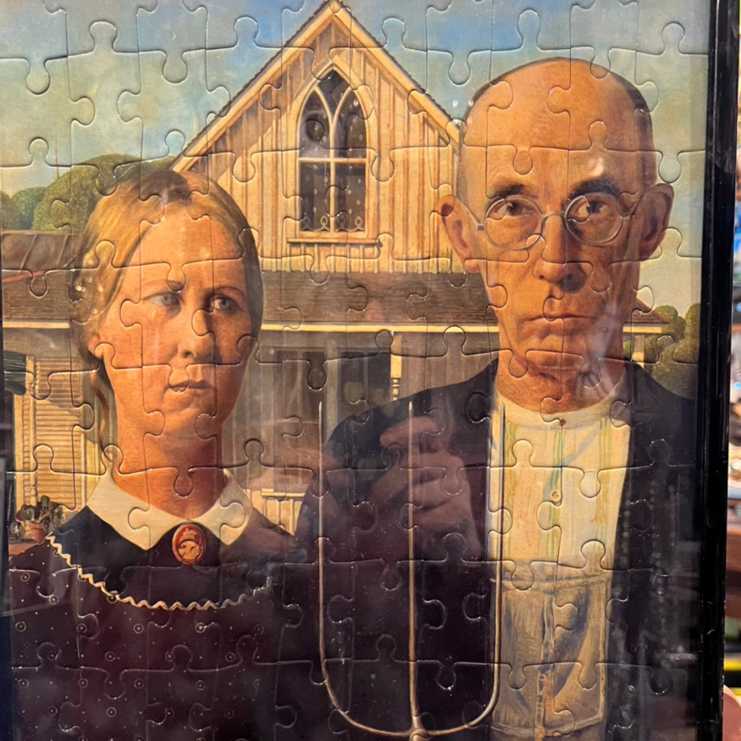 American Gothic Framed Puzzle - Regular