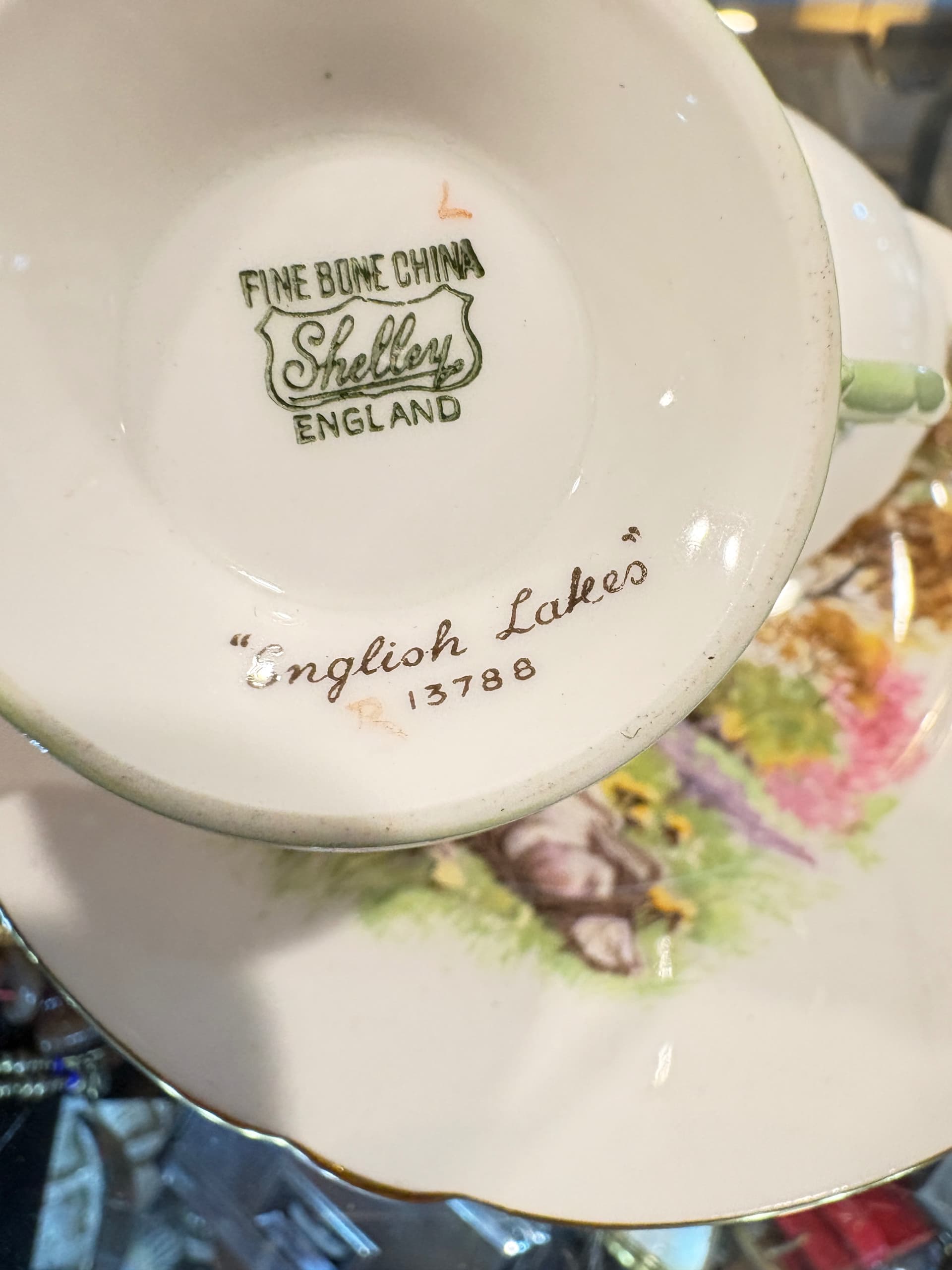 Shelley TeaCup Trio English Lakes - Regular